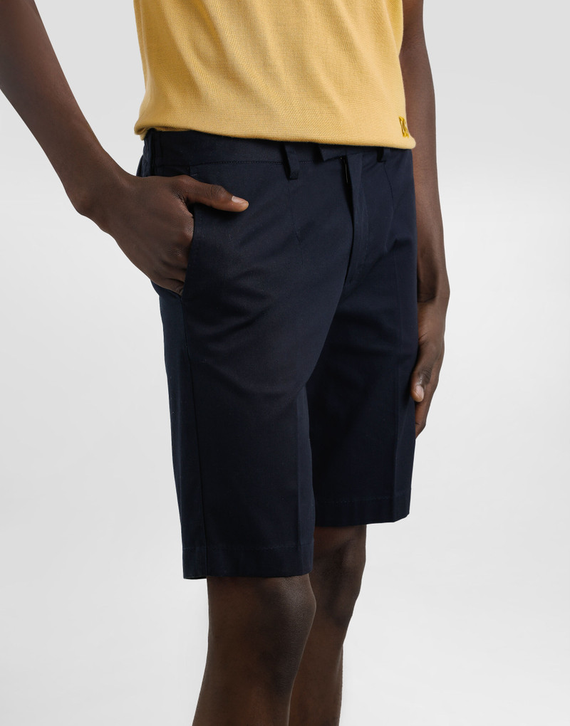 Cotton gabardine bermuda shorts 4
