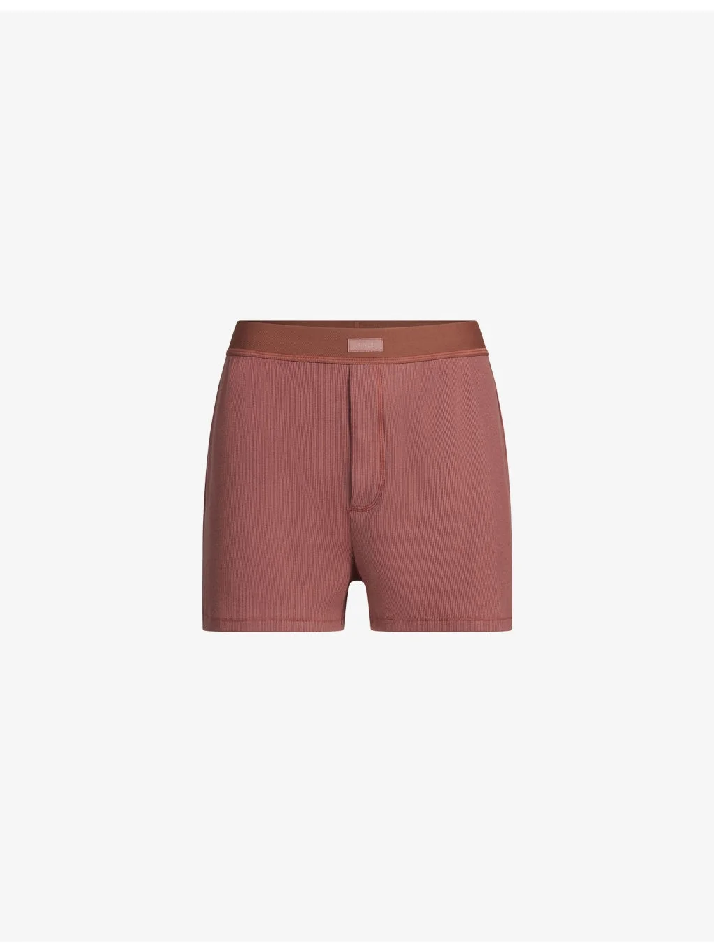 Printed Ribbed Cotton-Jersey Shorts - 1