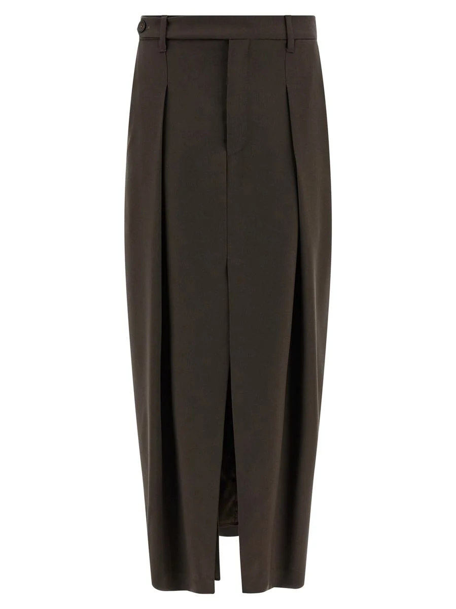 Brunello Cucinelli 'Sartorial Curved' Skirt - 1