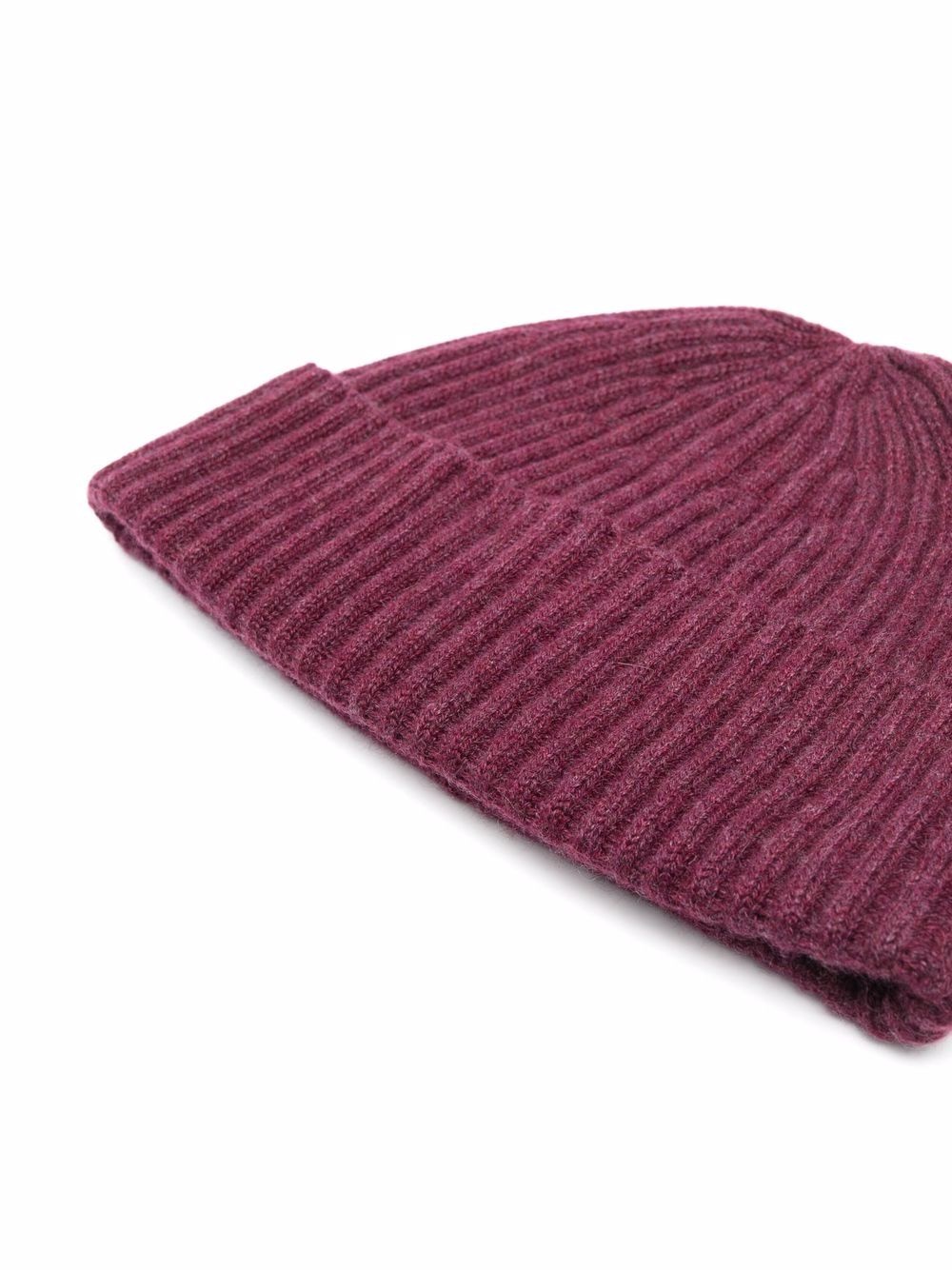 ribbed cashmere beanie - 2