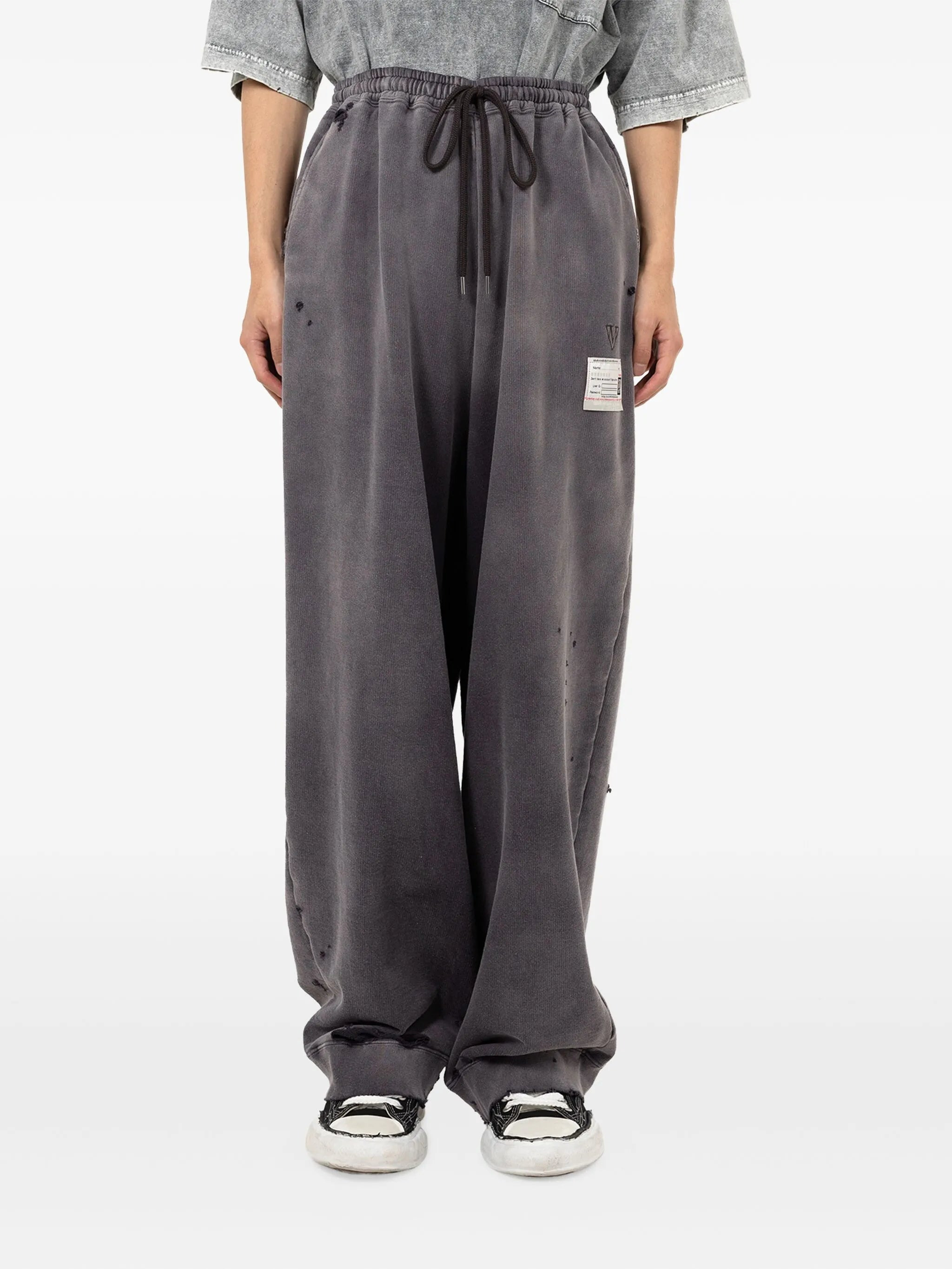 Maison Mihara Yasuhiro Sun Faded Drawstring Track Pants - 3