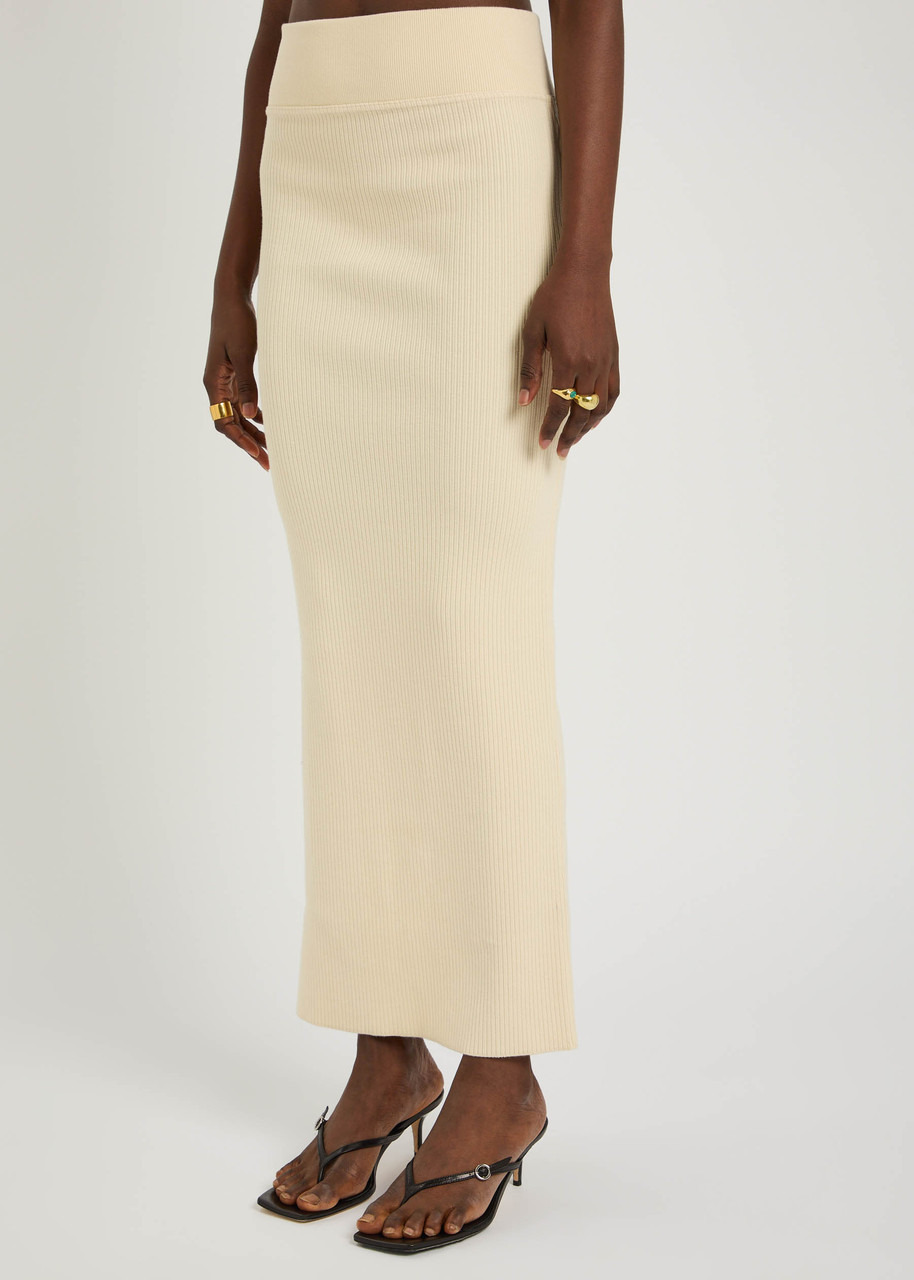 Wardrobe.nyc Ribbed Knit Midi Skirt - 2