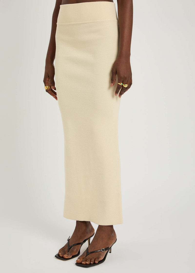 WARDROBE.NYC Wardrobe.nyc Ribbed Knit Midi Skirt outlook
