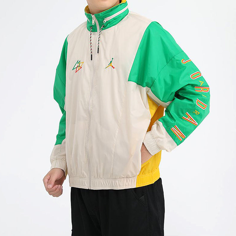 Men's Air Jordan Cardigan Storage Simple Jacket White CK9566-140 - 5