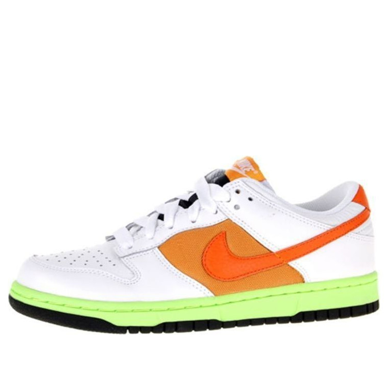 (WMNS) Nike Dunk Low 'White Orange Blaze' 317813-181 - 1