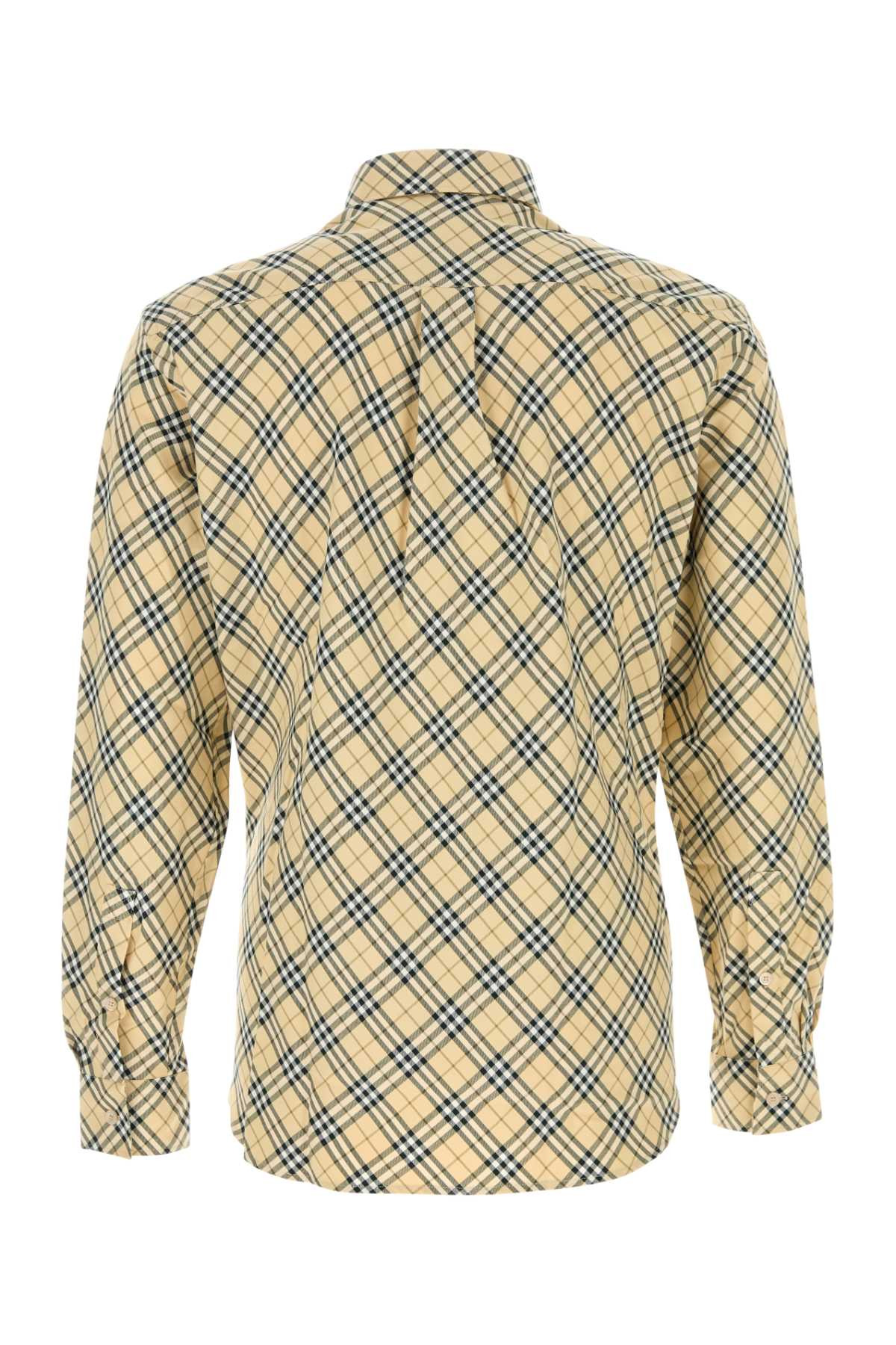 Burberry Men Embroidered Cotton Shirt - 2