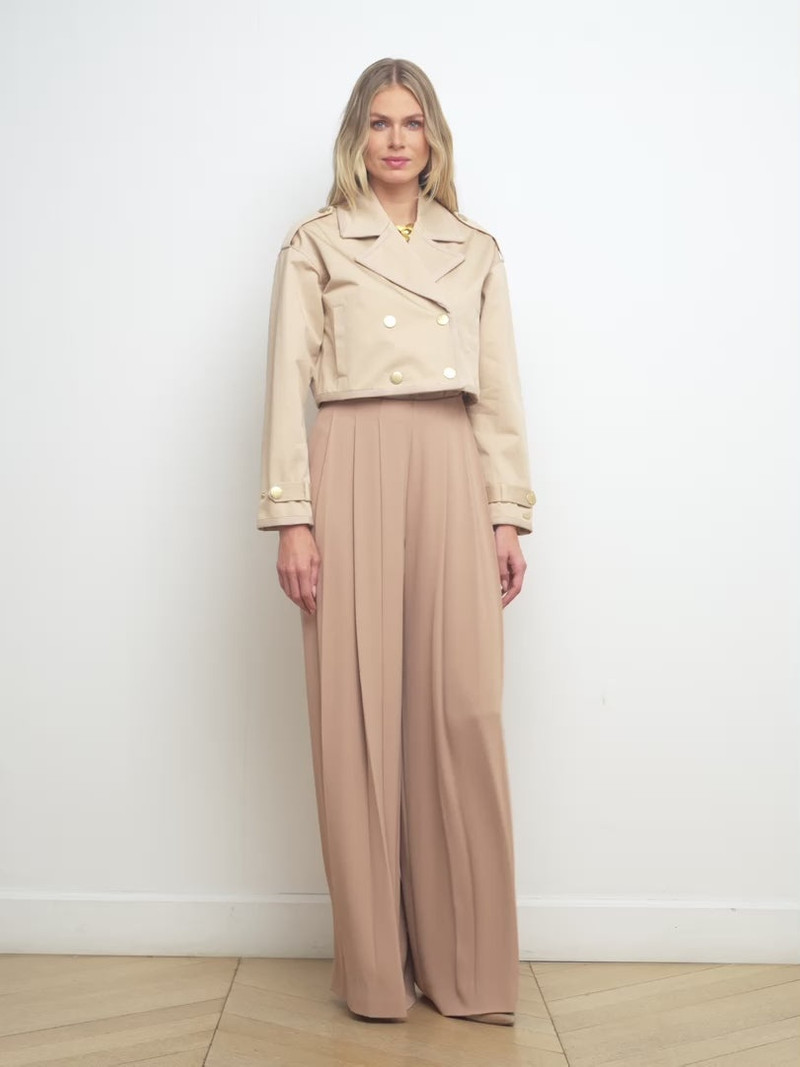 Kento Cropped Trench Coat 7