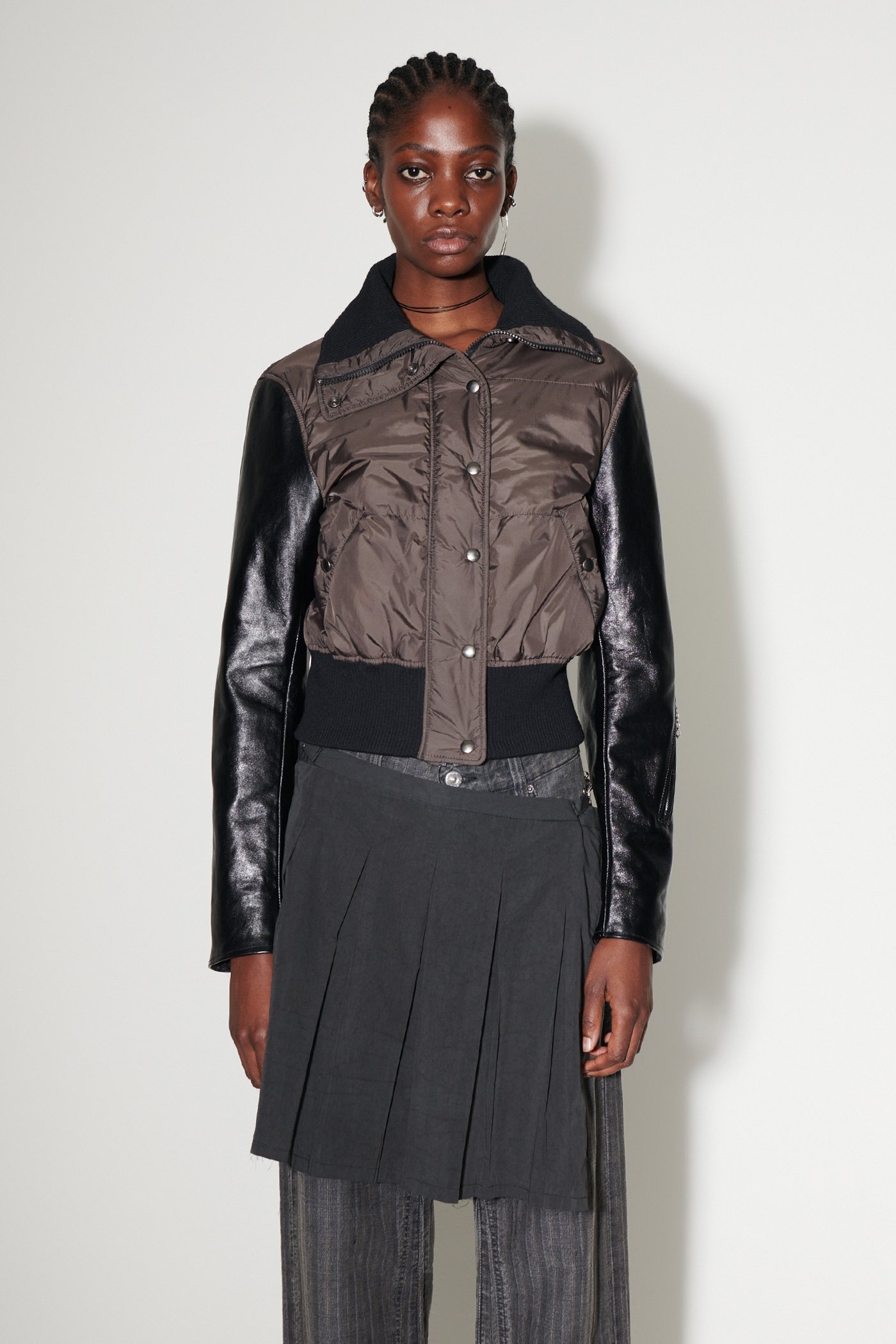 April Puffa Oxidized Grey Aero Nylon - 7