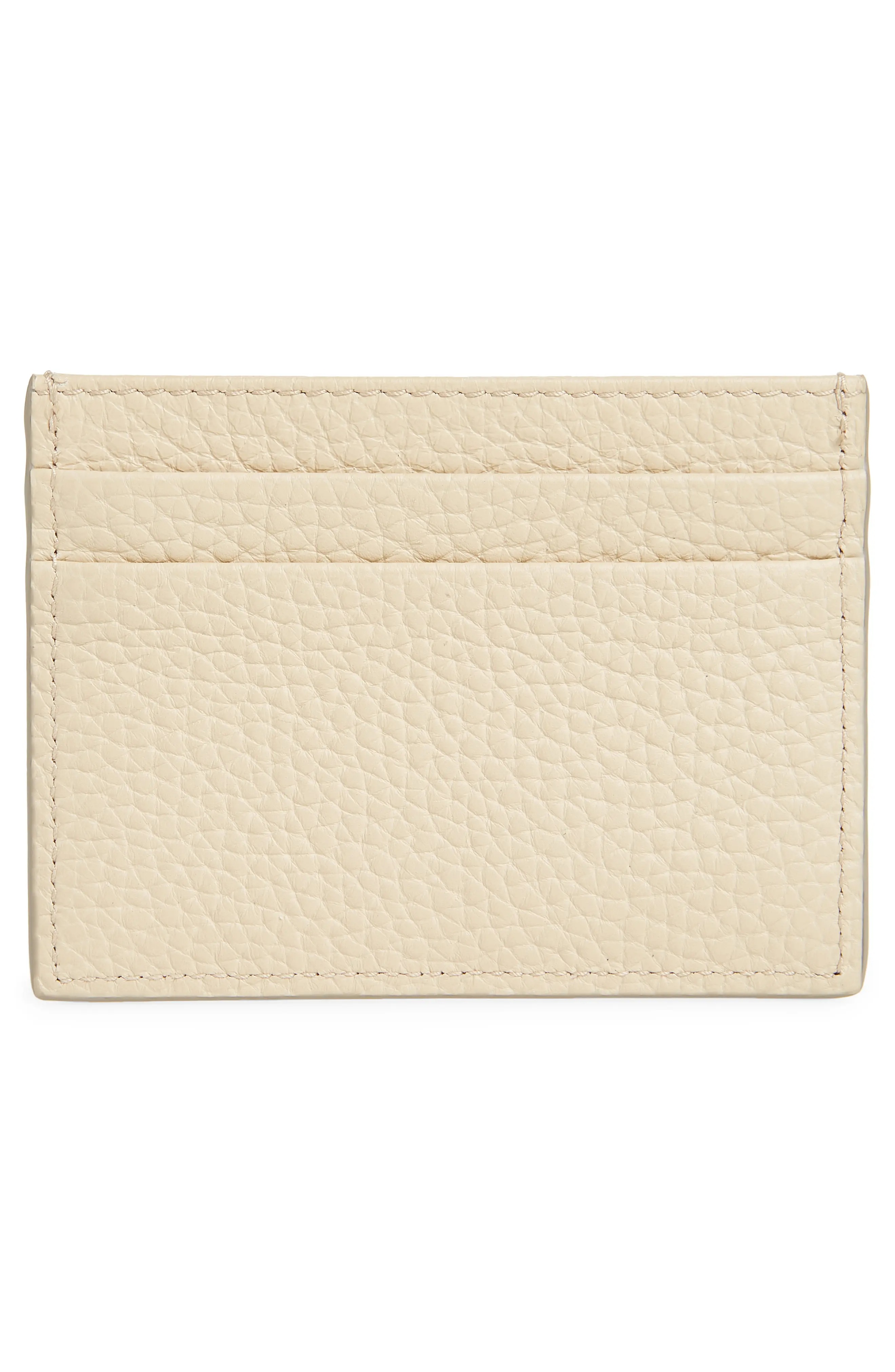 DG Puffy Logo Leather Card Case - 2