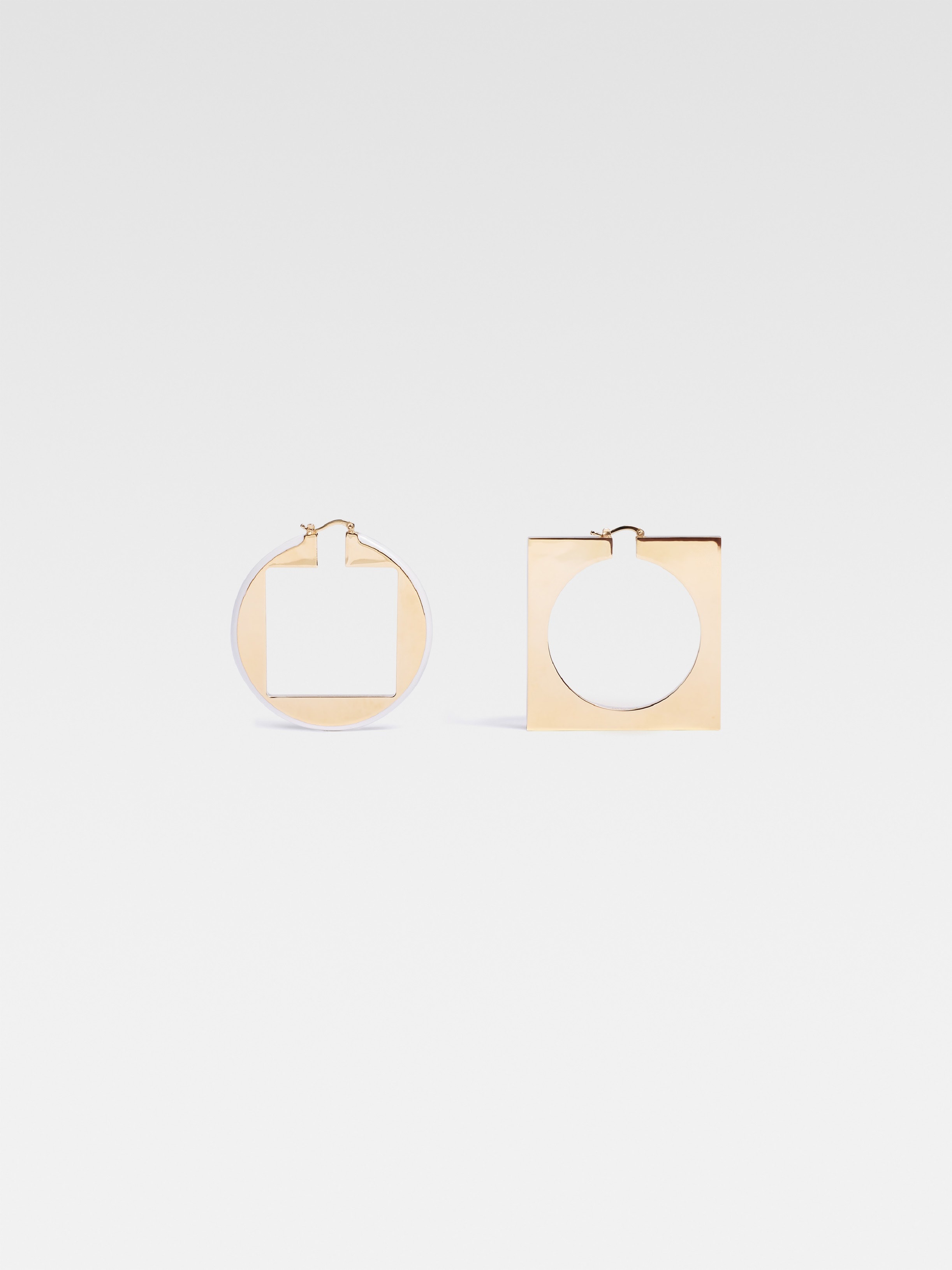 JACQUEMUS Les créoles rond carré | REVERSIBLE