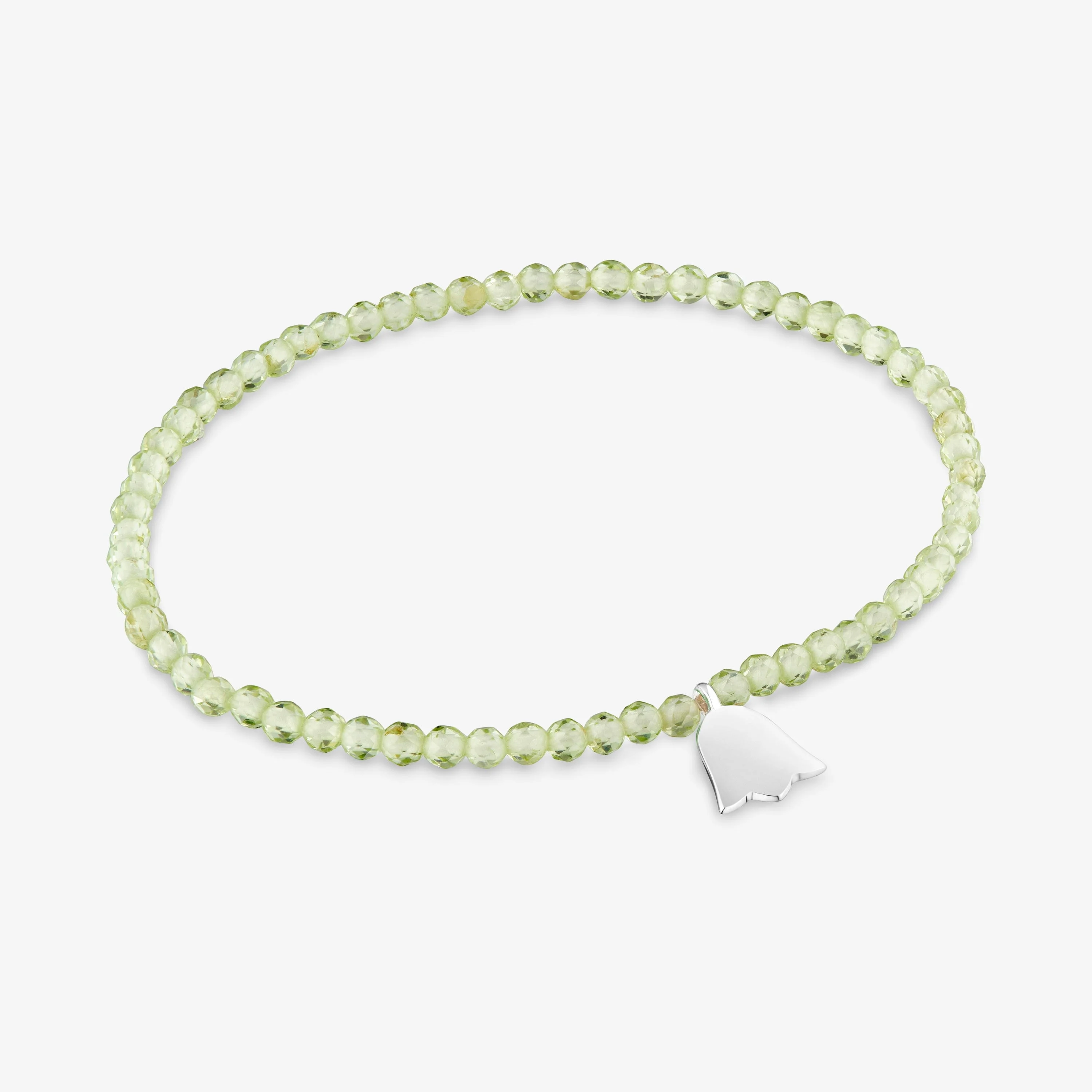 Elastic Bracelet with peridot and silver tulip TOUS Motifs - 1