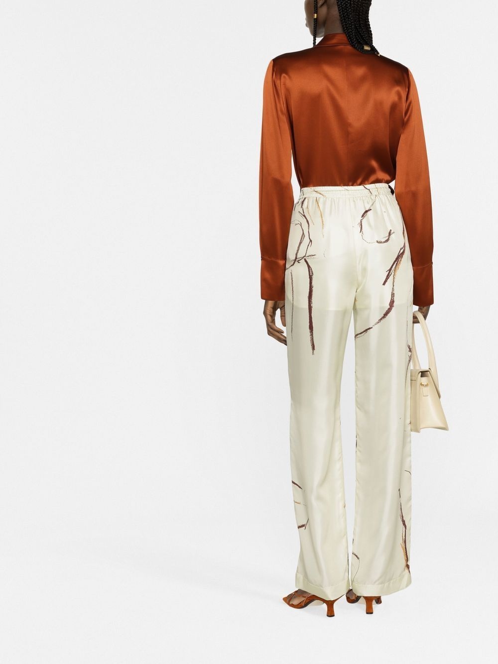 Jarine silk trousers - 3
