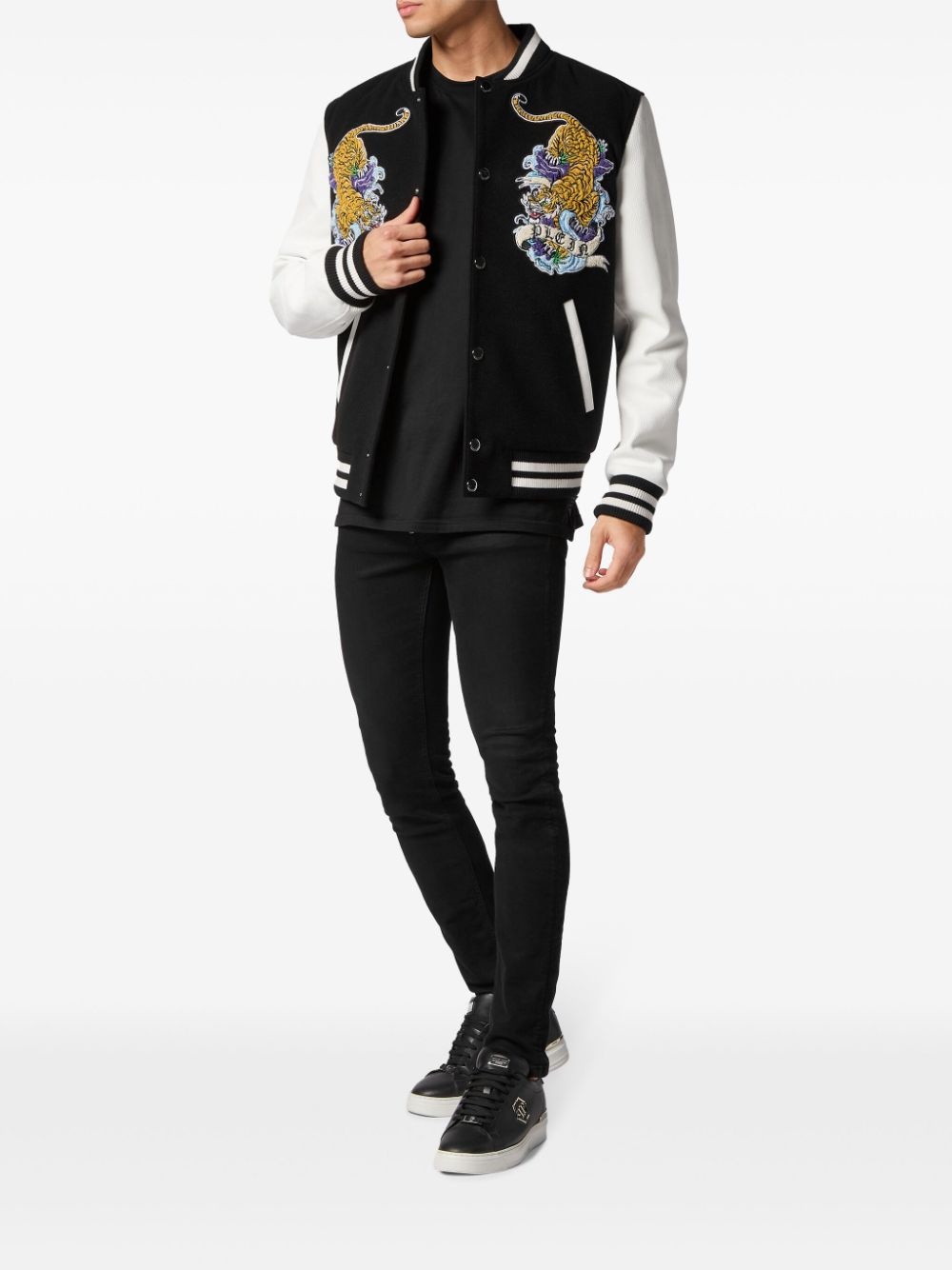 tattoo-patches bomber jacket - 2