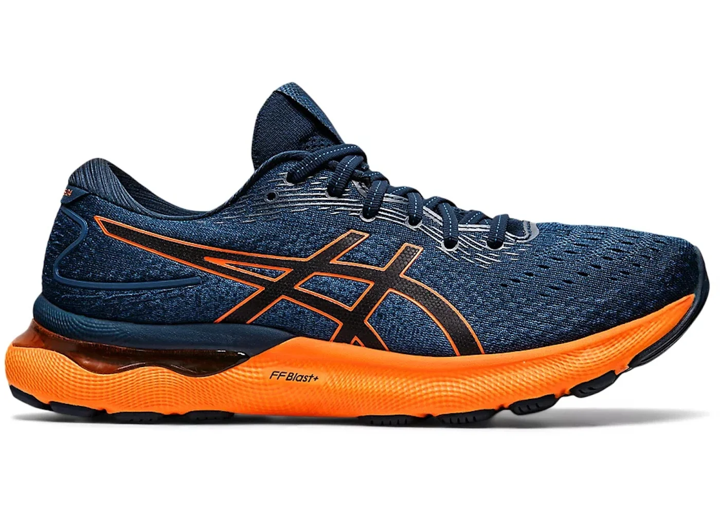 ASICS Gel-Nimbus 24 French Blue Shocking Orange - 1