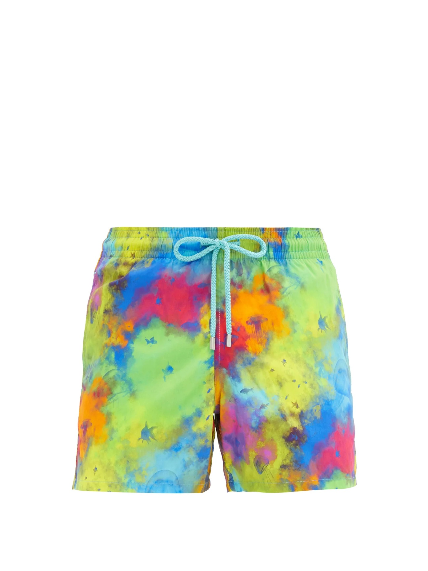 Moorise Holi-print swim shorts - 1