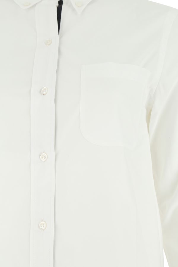 ワンピース THOM BROWNE White poplin shirt mini dress Thom Browne White Poplin Shirt Mini Dress | italist, ALWAYS