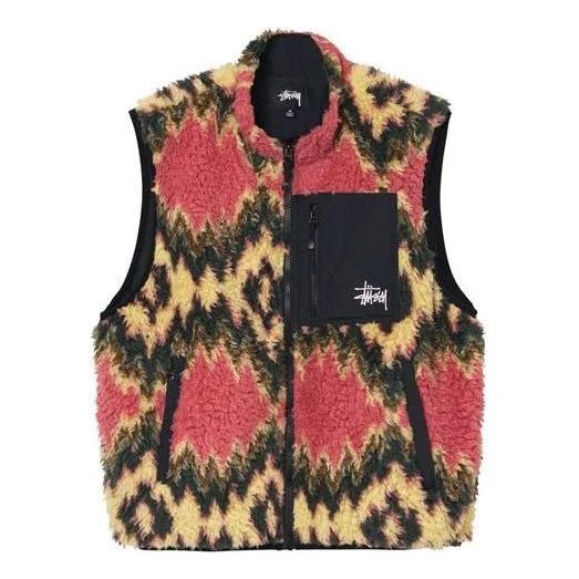 Stussy Fillmore Sherpa Vest 'Mustard' 1184361 - 1