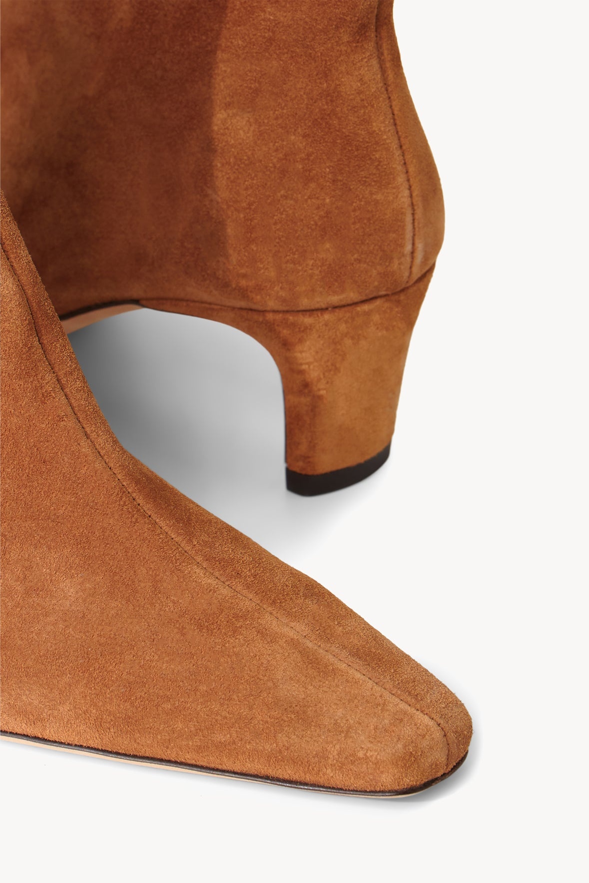 STAUD WALLY ANKLE BOOT TAN SUEDE - 9