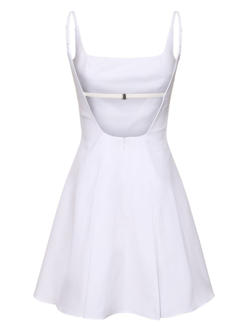 Joli cotton blend mini dress - 5