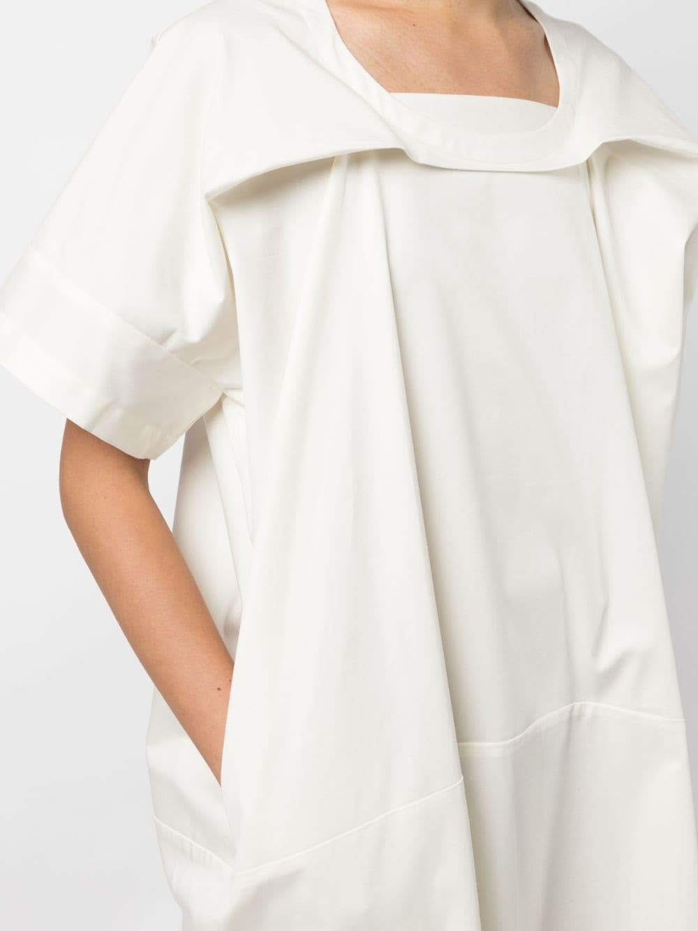 Pepper folded-collar dress - 5