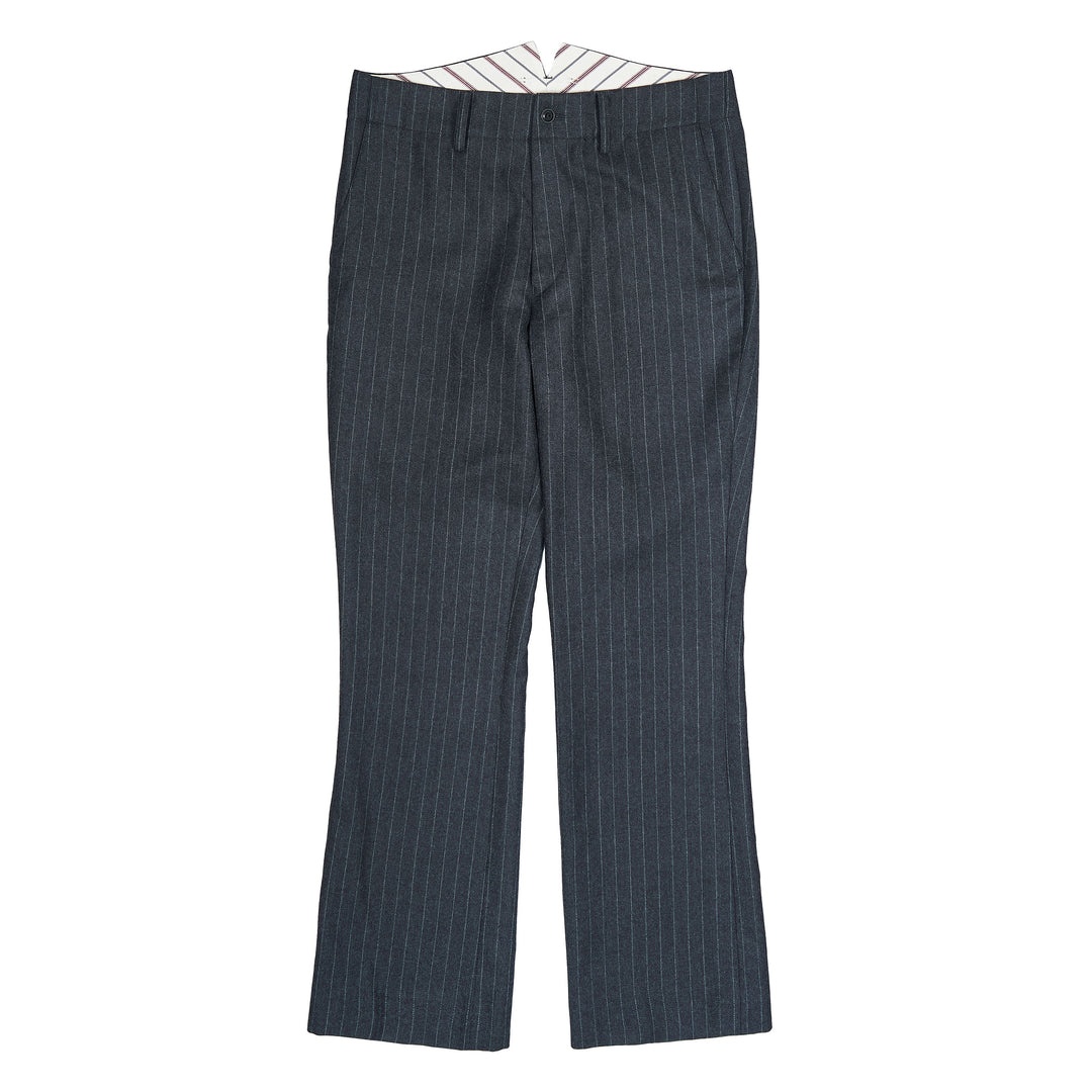 Wool Stripe Pants - 1