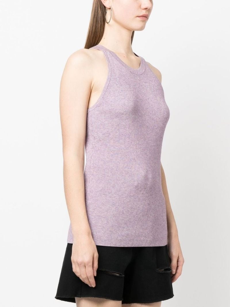 ribbed knit tank top - 3