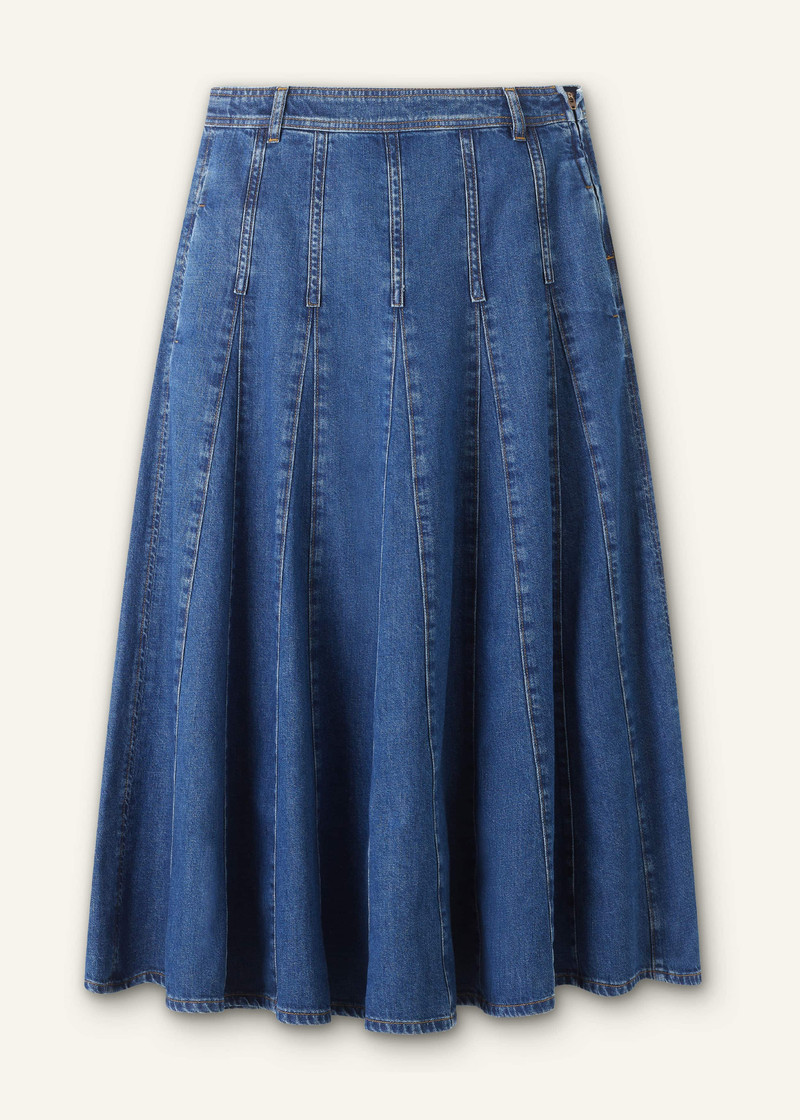 Panelled Maxi Skirt - 1