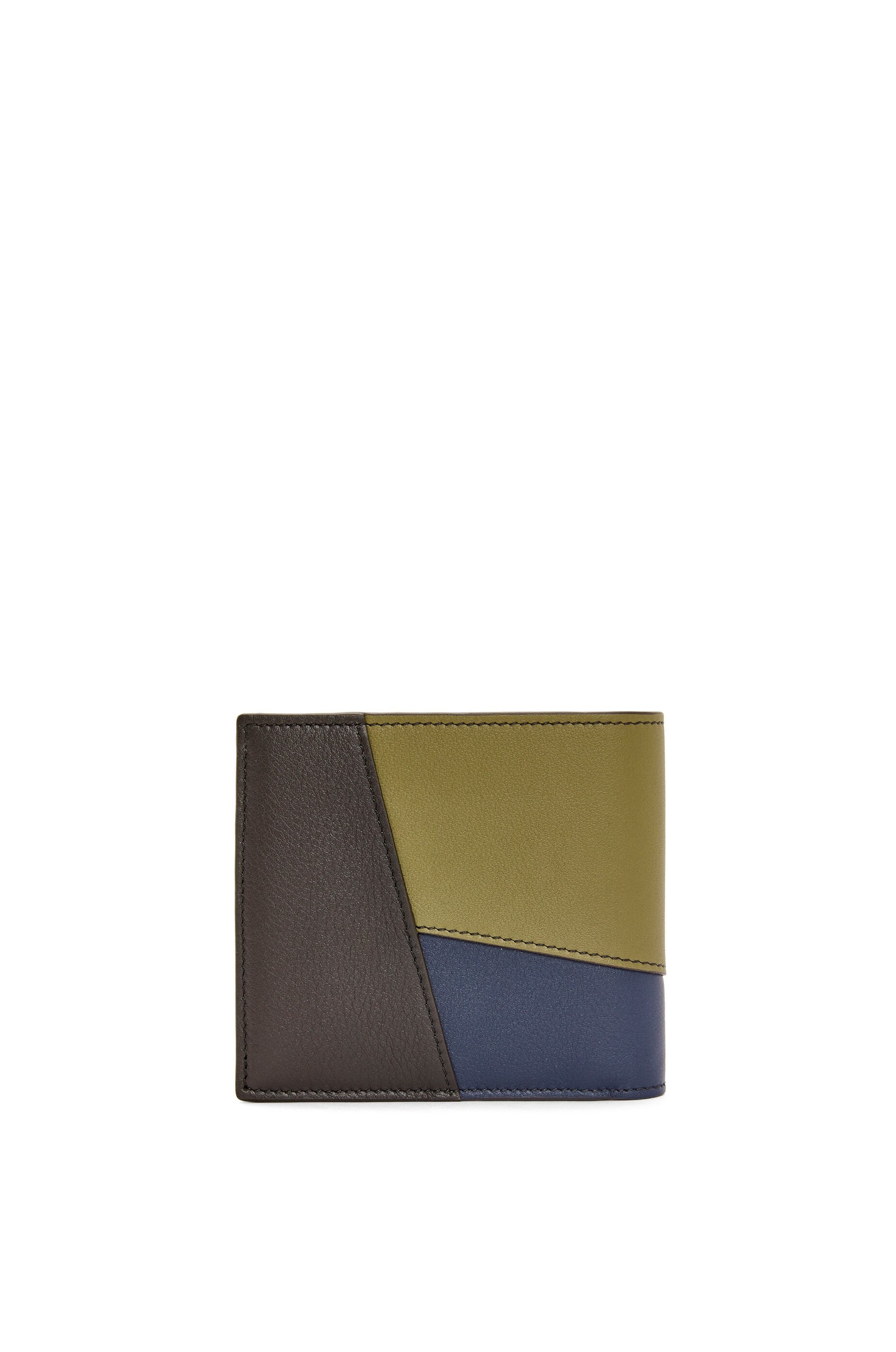 Puzzle bifold coin wallet in classic calfskin - 4