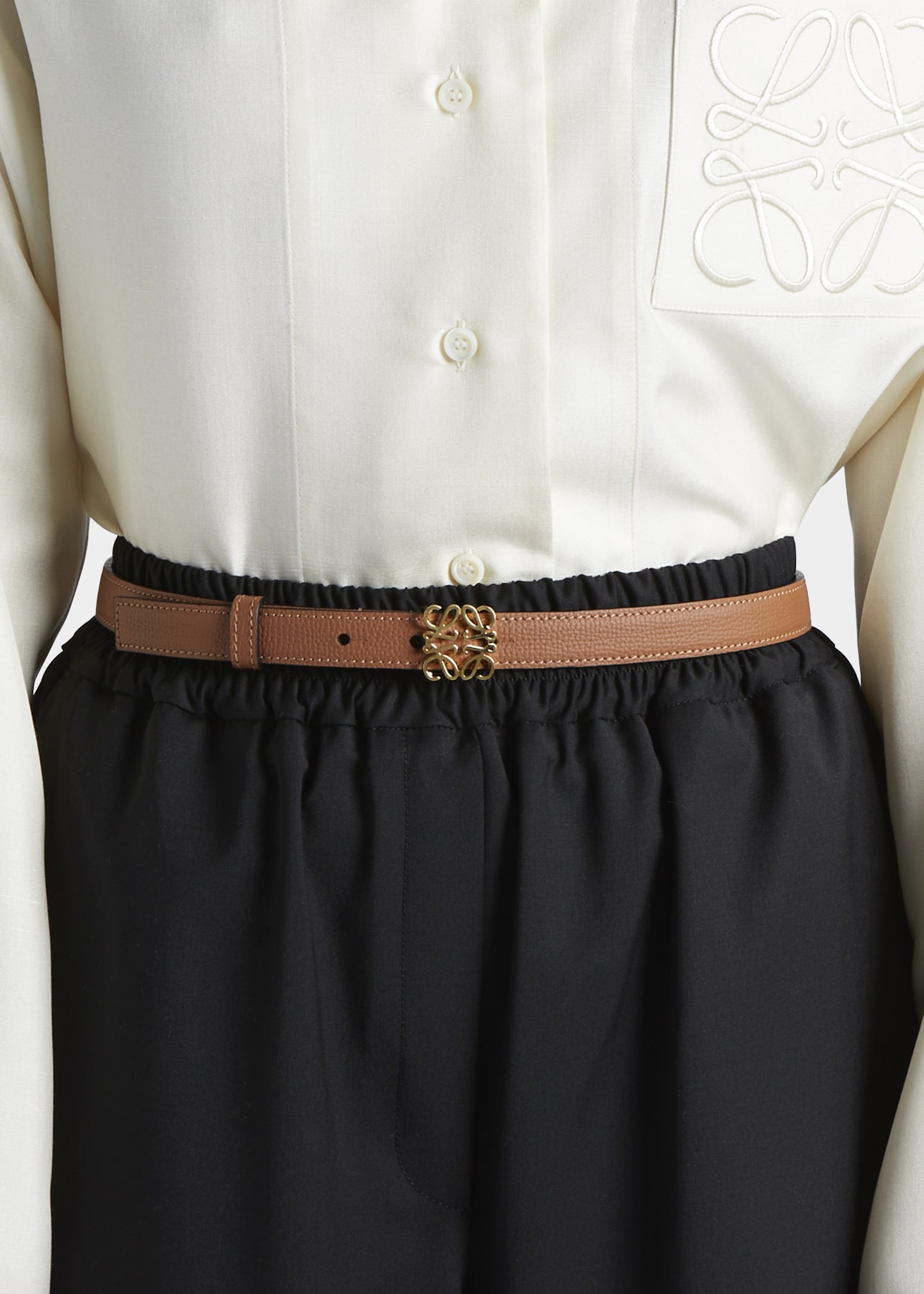 Anagram Leather Belt - 2