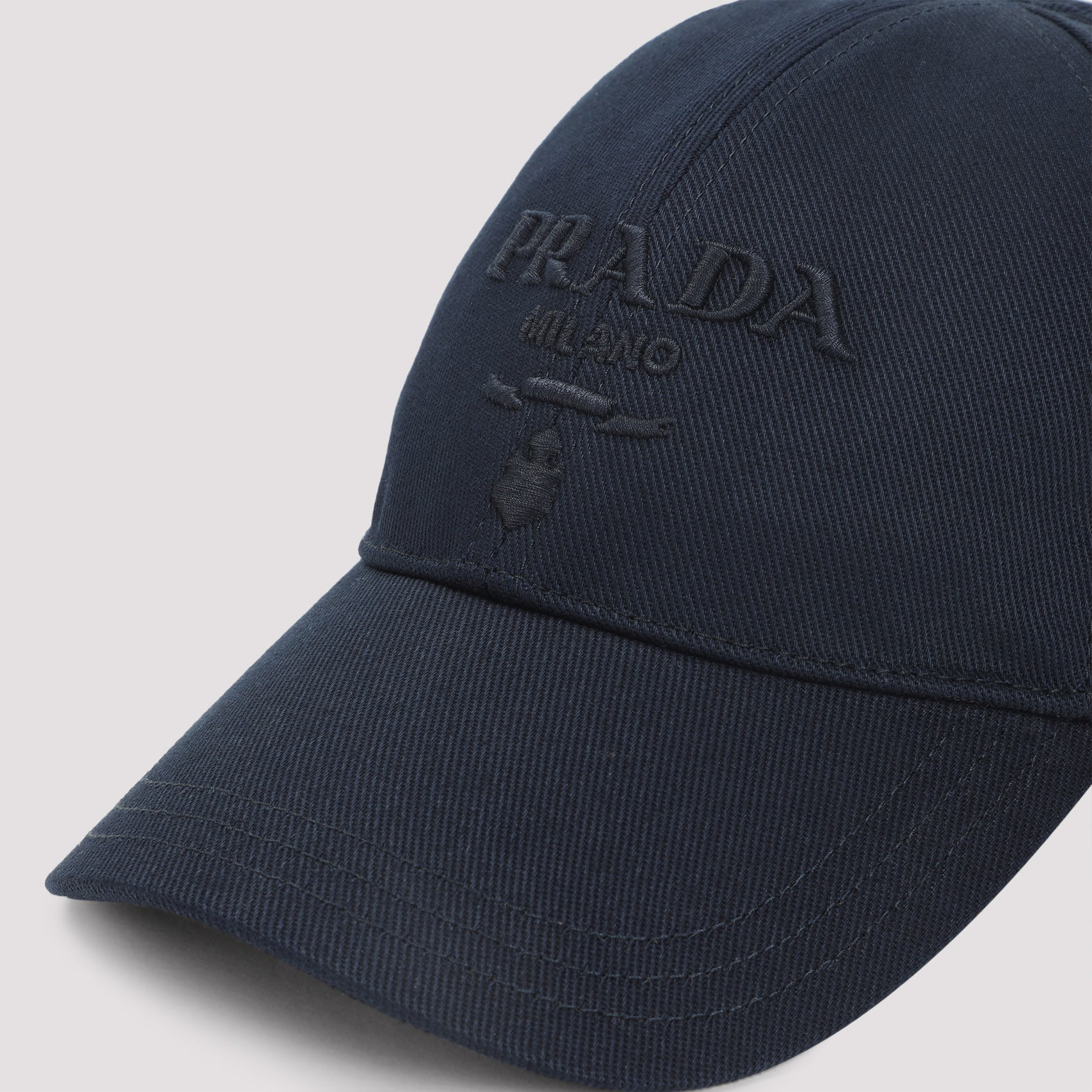 Prada Cotton Baseball Hat Men - 3