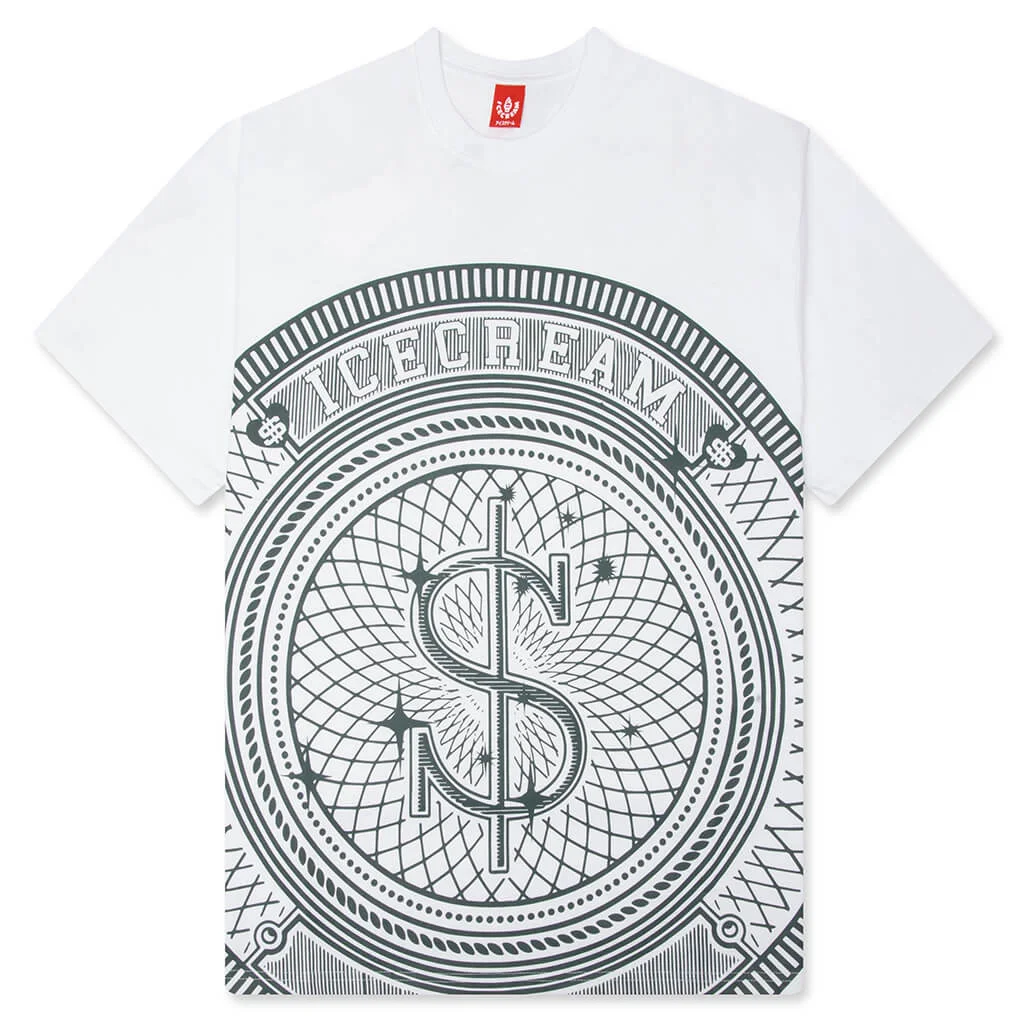 CASH OUT S/S TEE - WHITE - 1