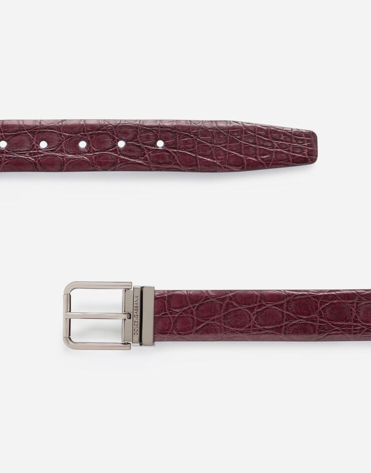 Crocodile nappa belt - 2