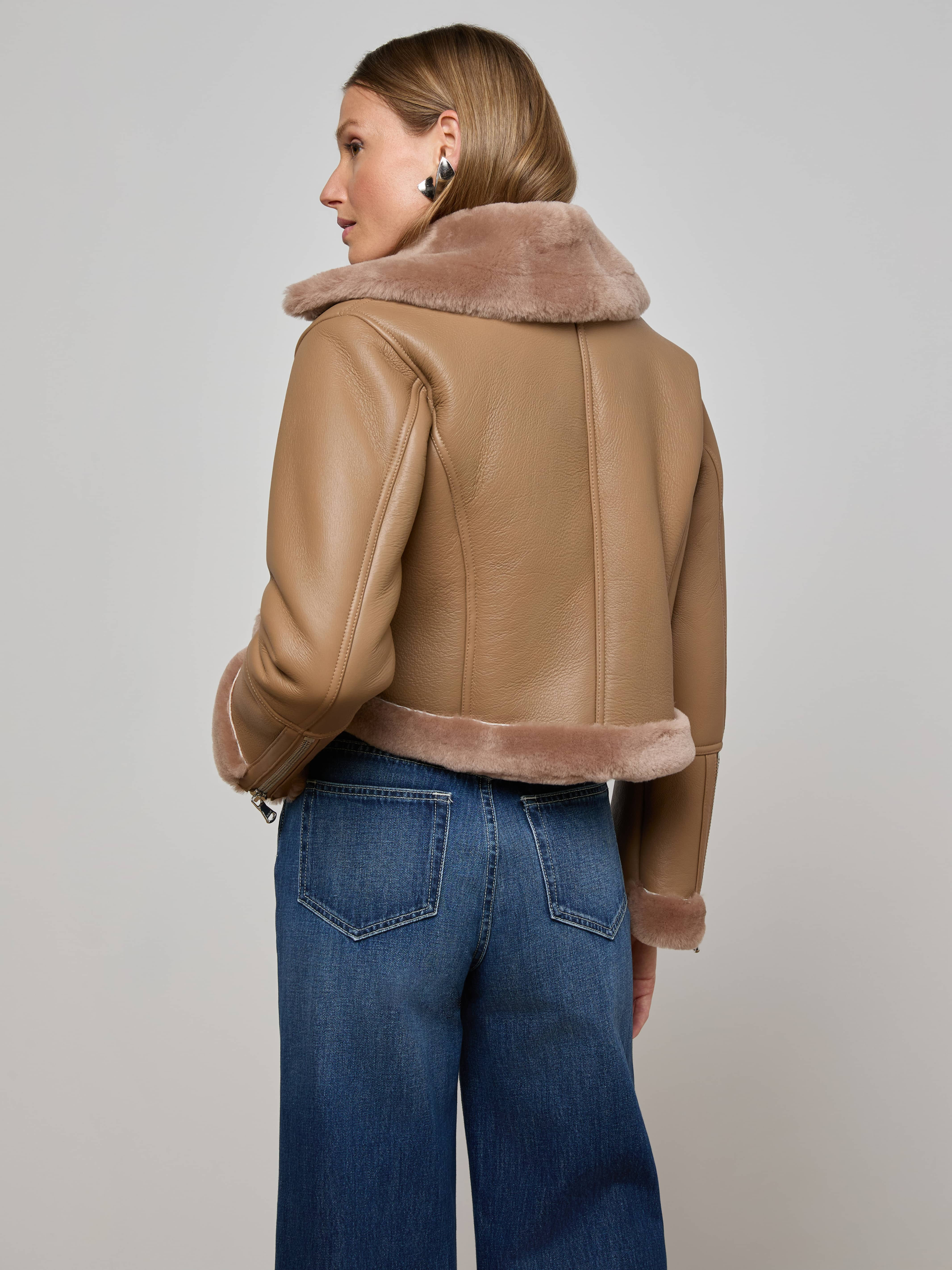 Pike Shearling Leather Jacket - 5