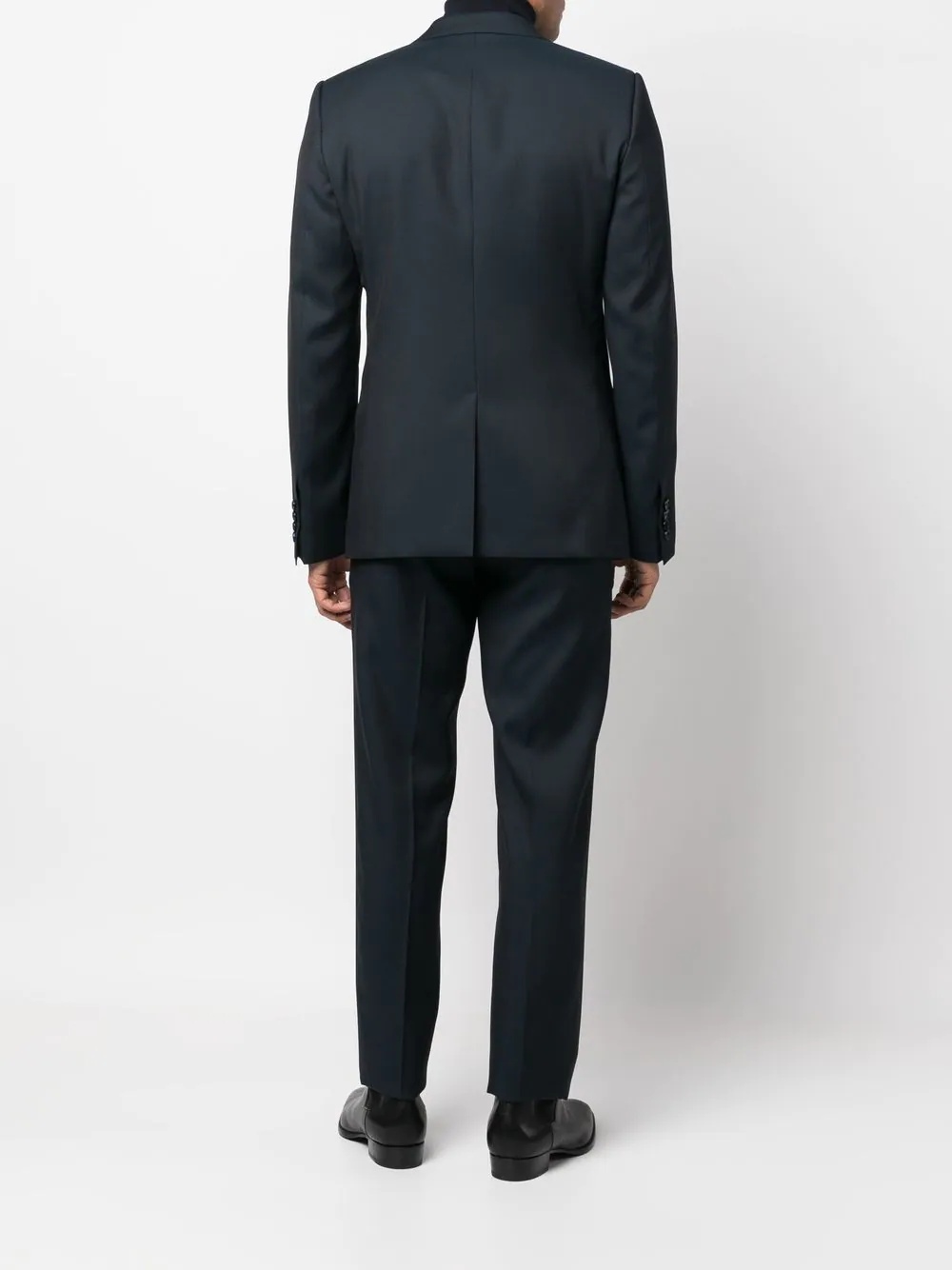 slim-cut two-piece suit - 4