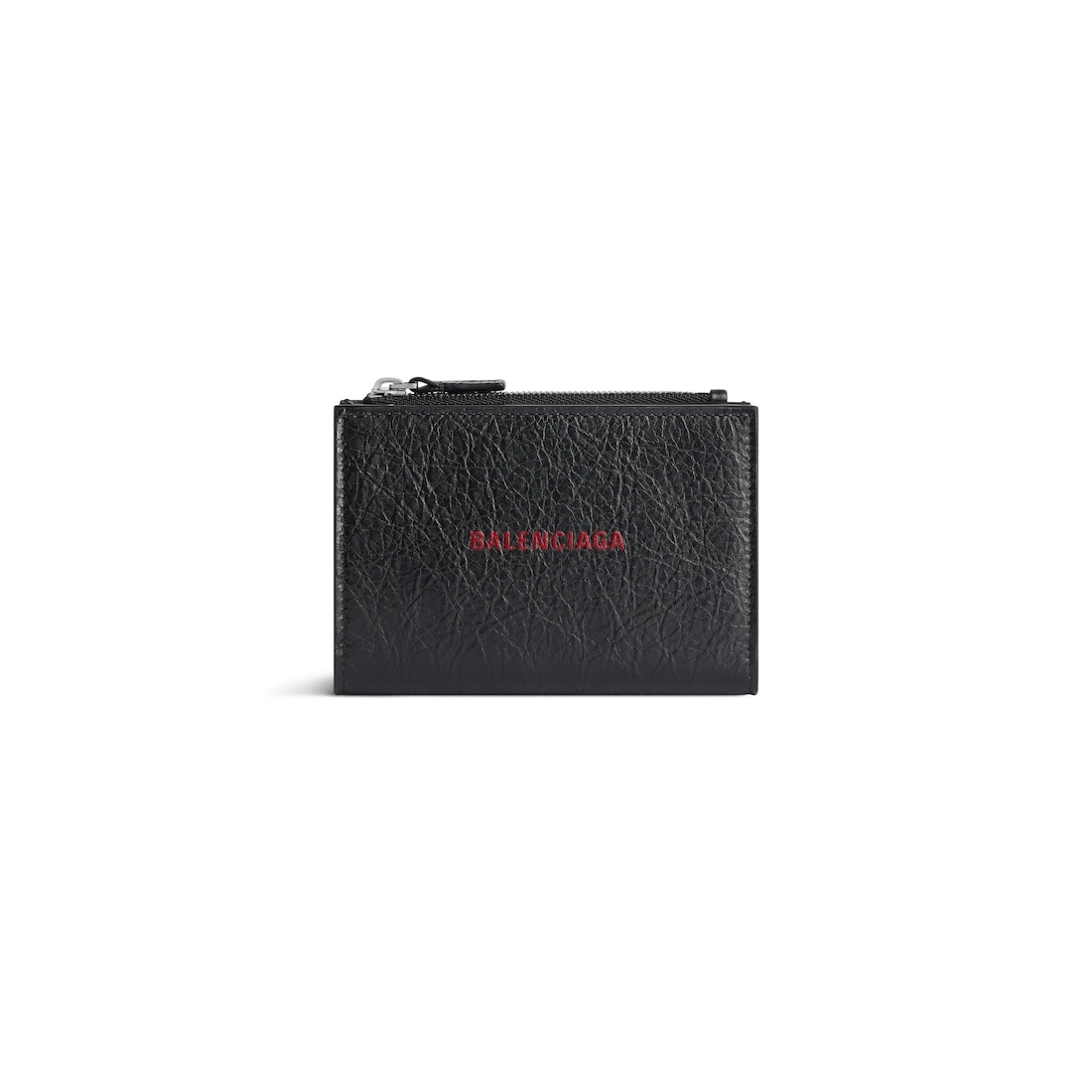Men's Japan Exclusive - cash Folded Vertical Card Holder in Black/cherry Red - 1