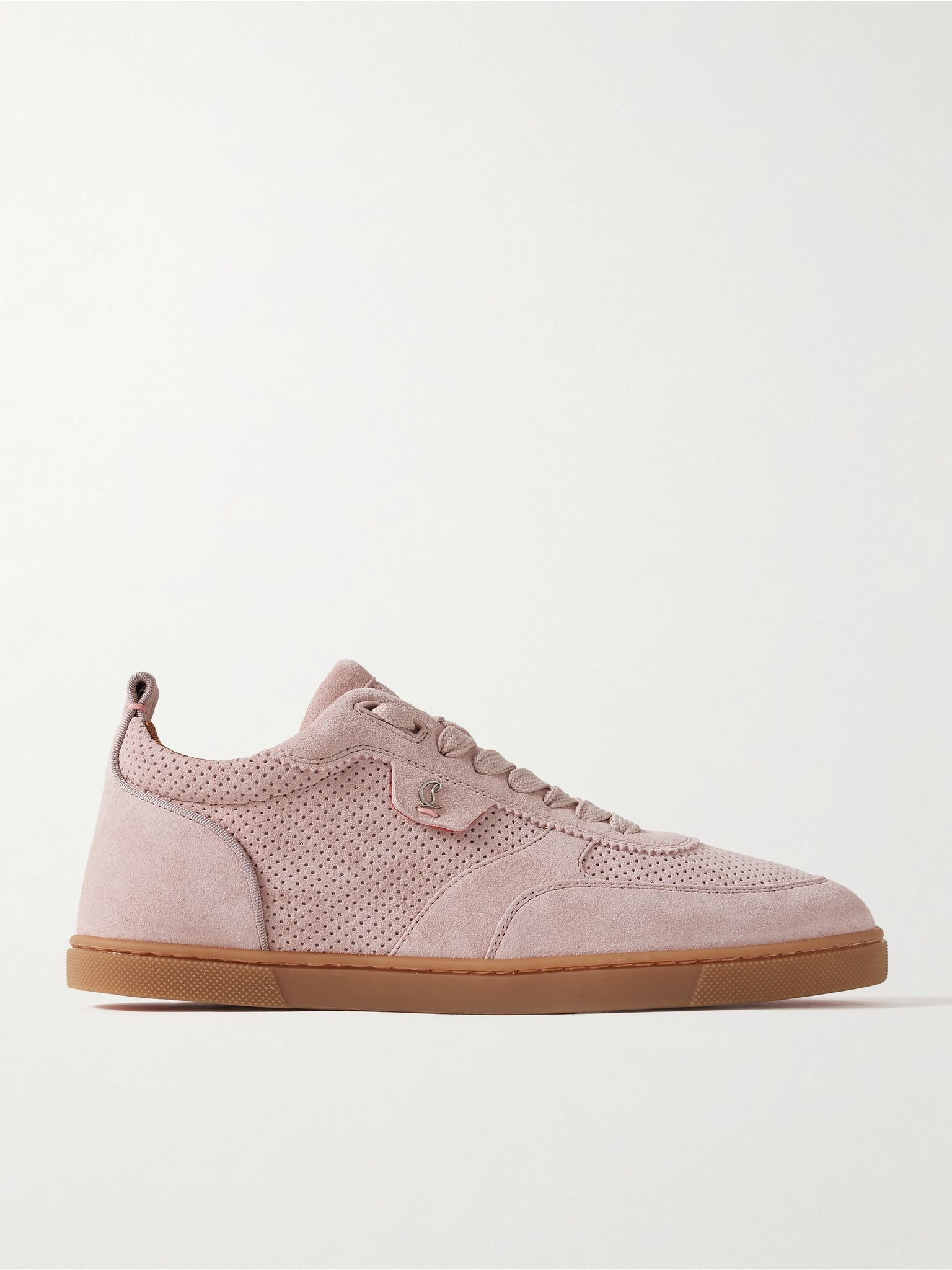 Tutti Rui Donna perforated suede sneakers Antique rose - 1