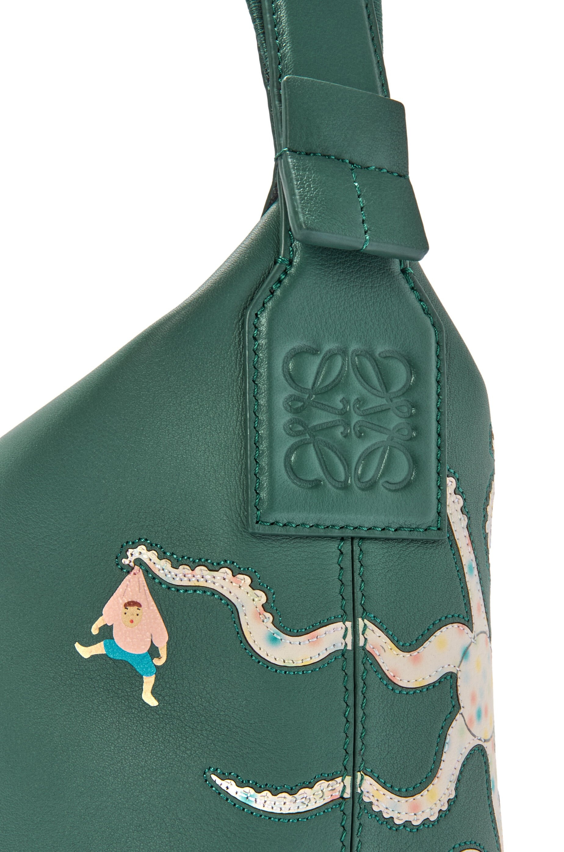 Octopus small Cubi crossbody bag in classic calfskin - 5