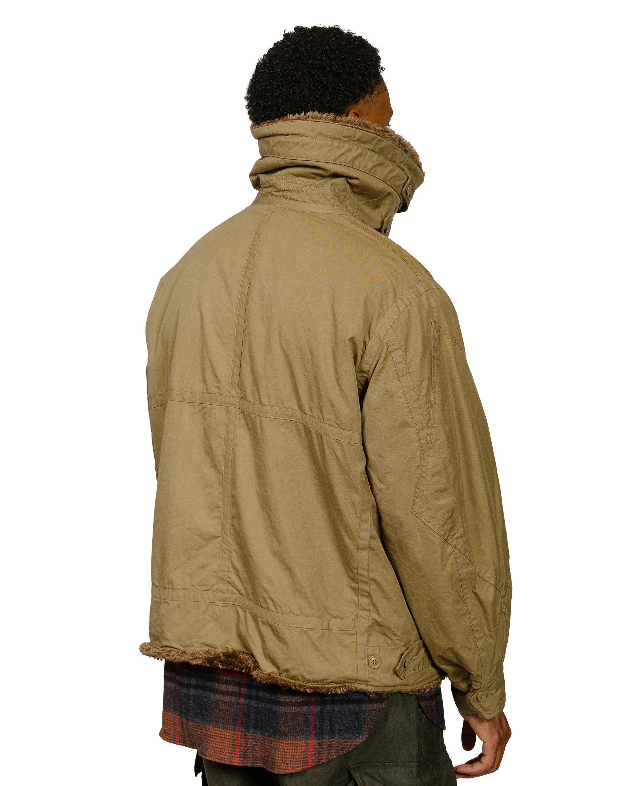 B3 Jacket Khaki Nyco Twill - 5