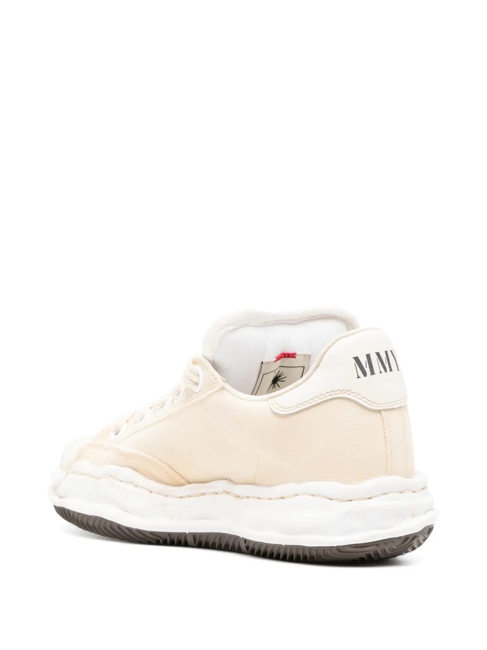 MAISON MIHARA YASUHIRO - Men Blakey Puffer Original Sole Canvas Garment Dyed Low-Top Sneaker - 3