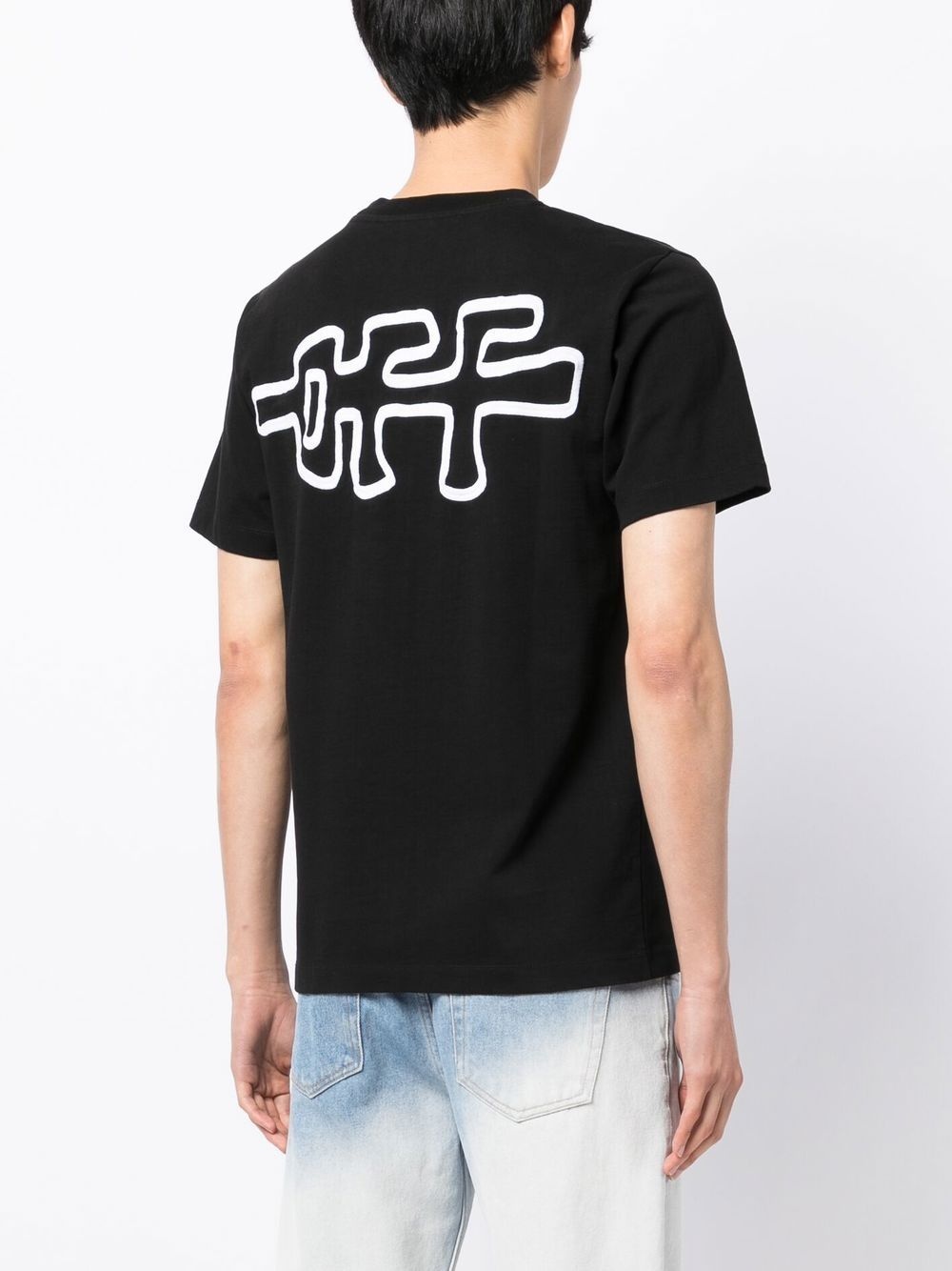 graphic-print crew neck T-shirt - 4