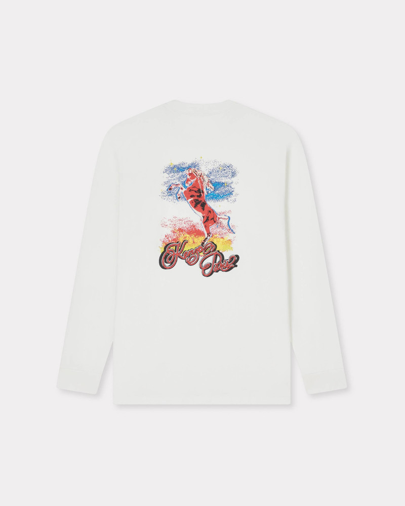KENZO 'Lunar New Year' relax long sleeve T-shirt in cotton outlook