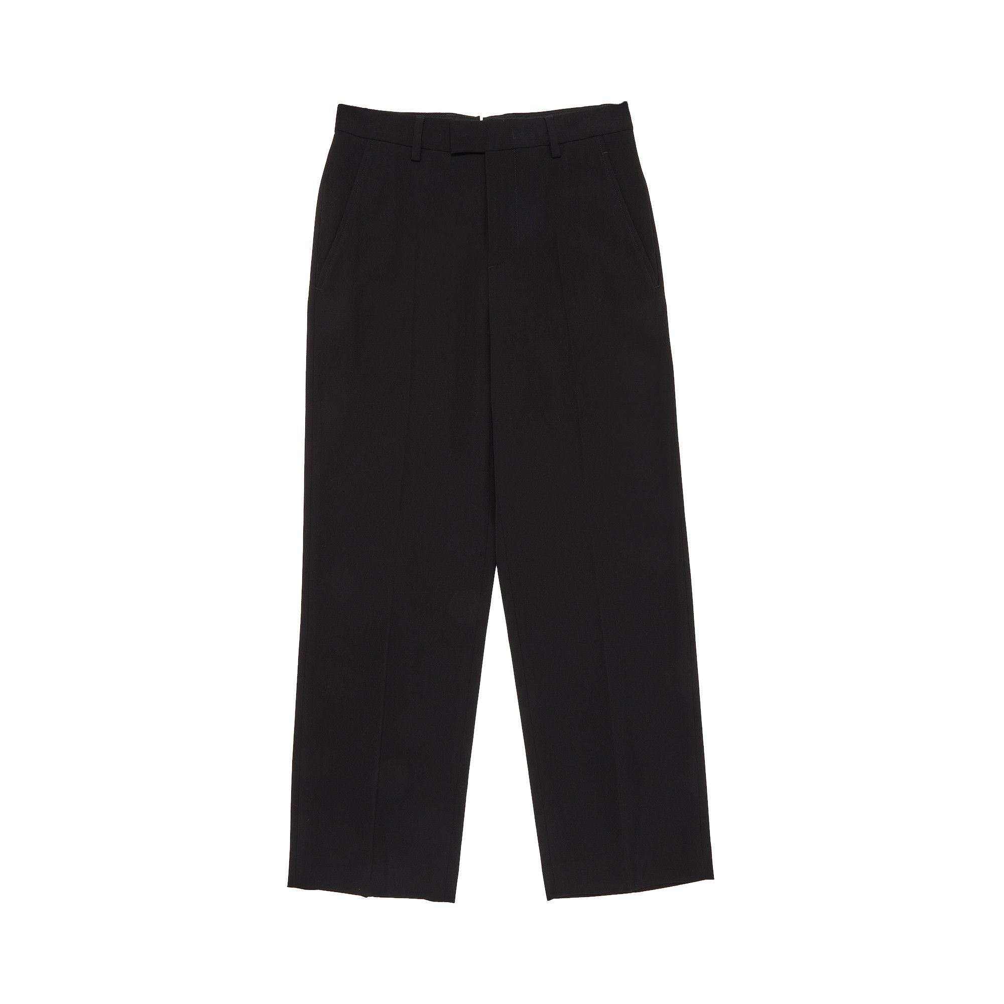 Ann Demeulemeester Gaelle Slim Fit Cropped Viscose Pants 'Black' - 1