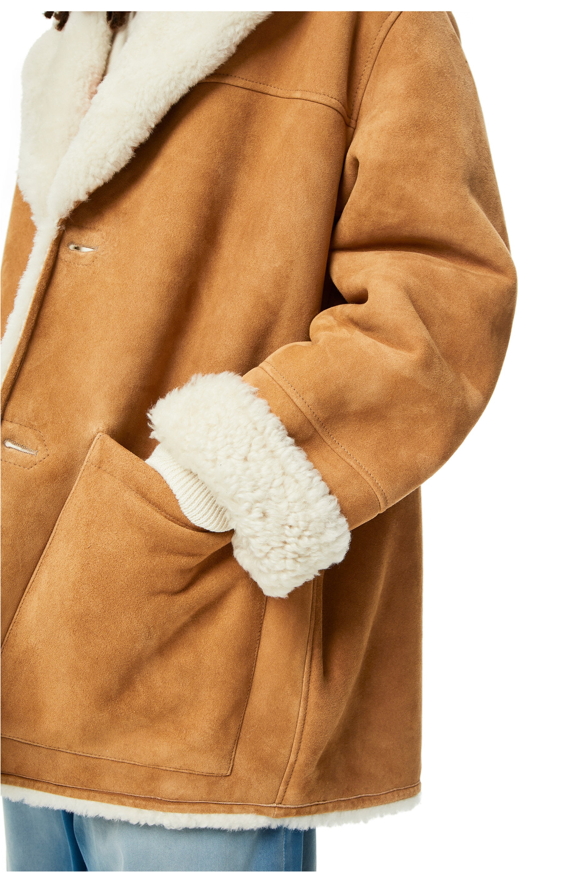 Coat in shearling - 5