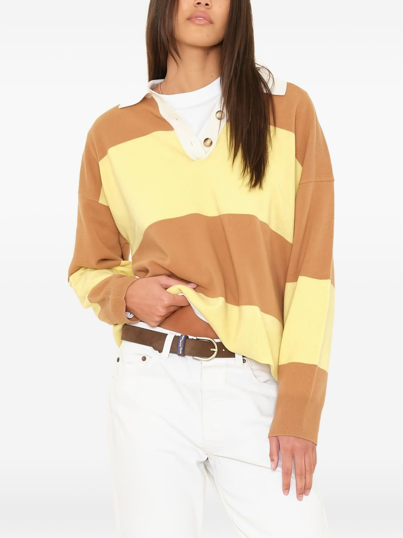 XÍRENA striped polo shirt outlook