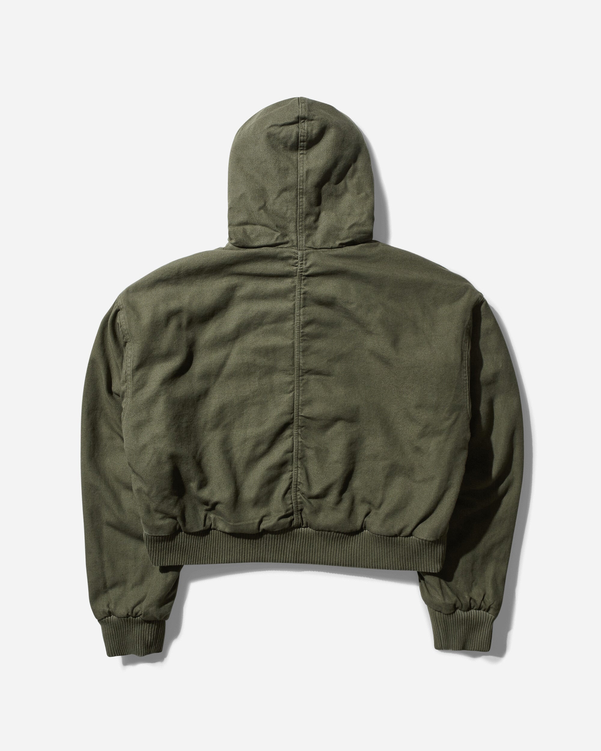 Women's Travis Scott Hooded Canvas Jacket Khaki - 2
