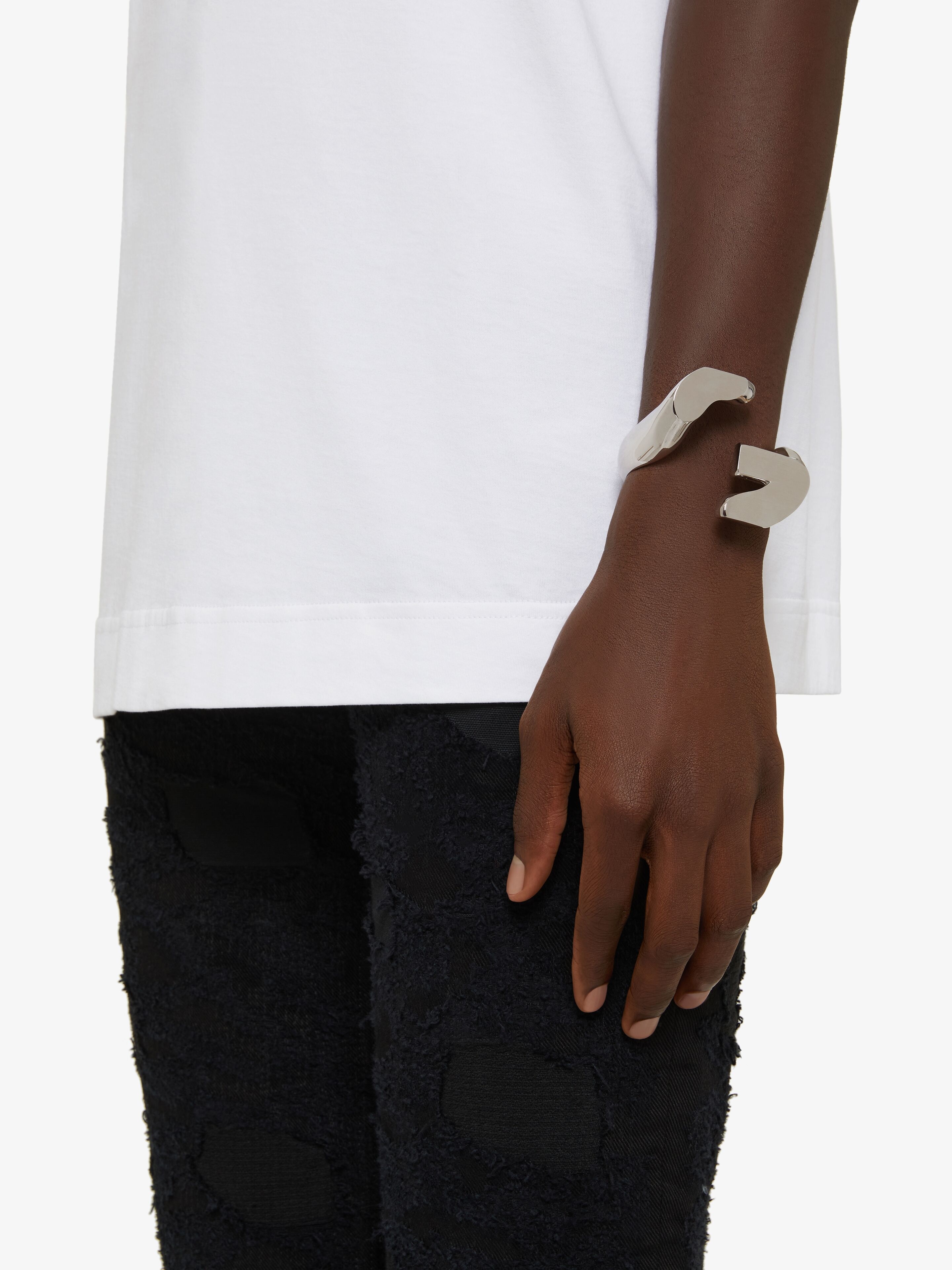 G CHAIN CUFF IN METAL - 4