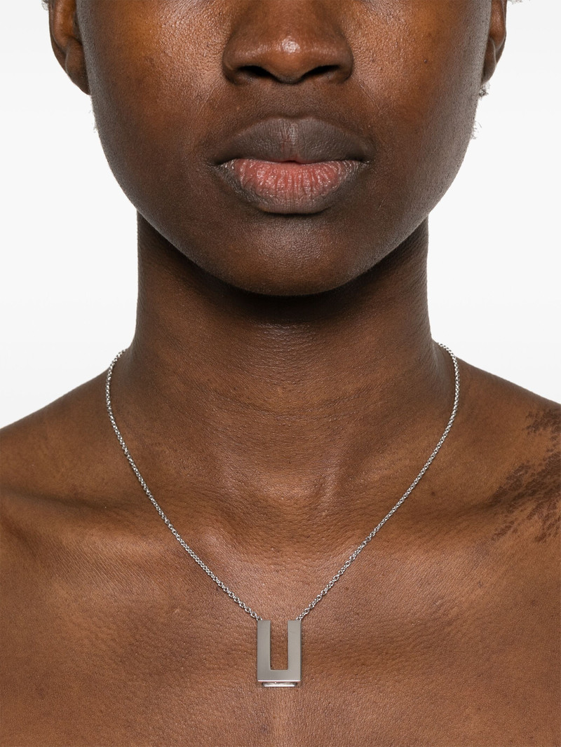 TOM WOOD Square Pendant Necklace outlook