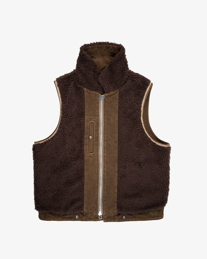 12OZ DUCK N1 DECK VEST - BROWN 5