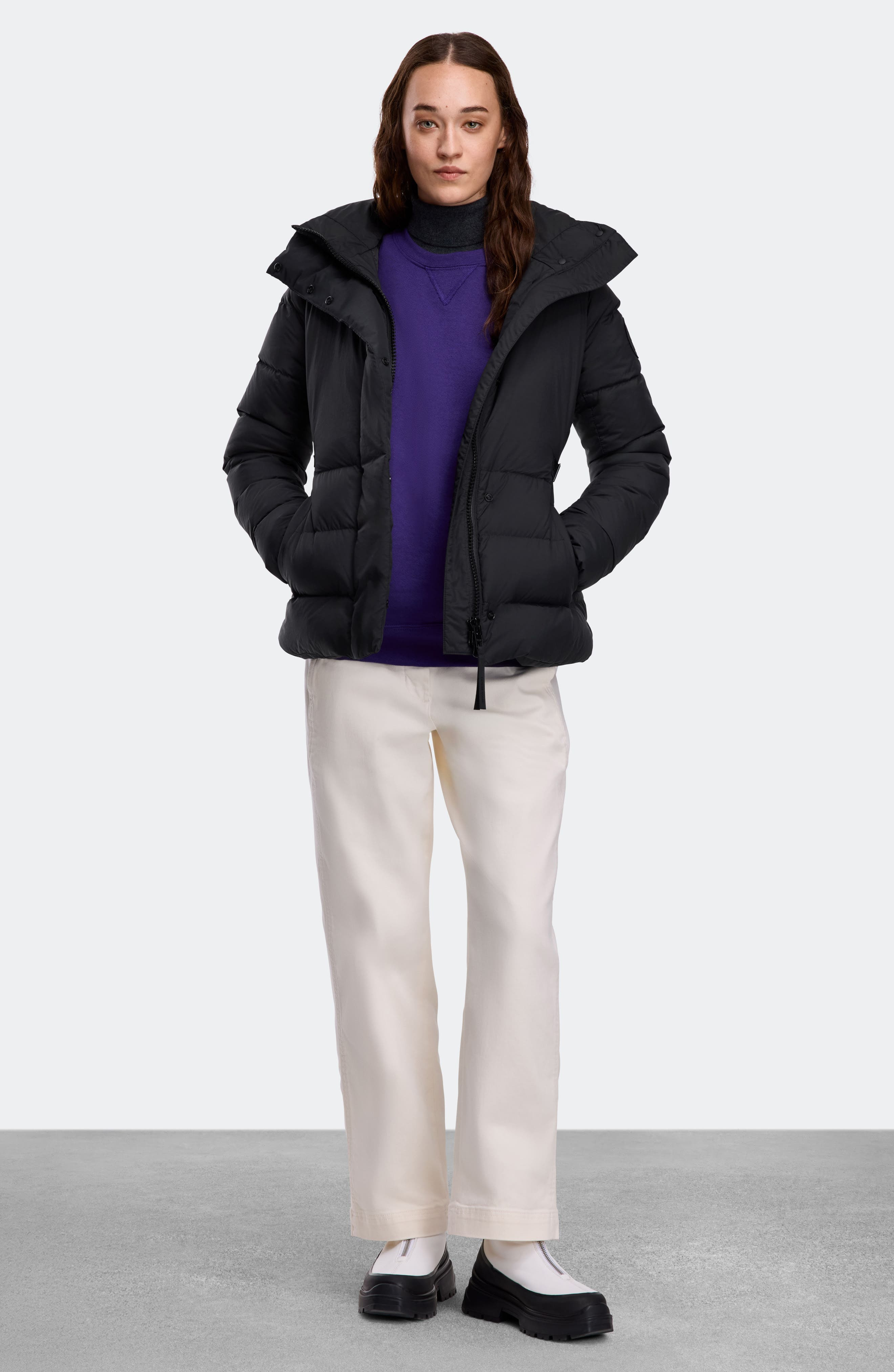 Canada Goose Lyndale 750 Fill Power Down Quilted Puffer Jacket in Black at Nordstrom - 6