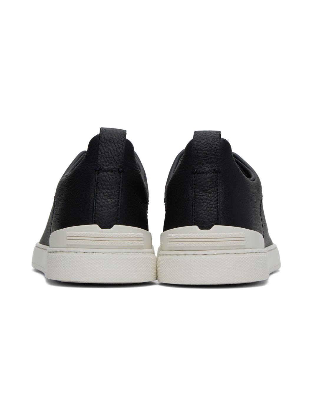 Navy Triple Stitch Sneakers - 2